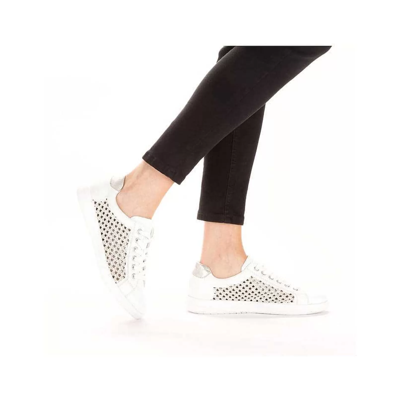 Flash Sale Women'S Lace-Up Shoes Crystal White Ladies Low Shoes & Slippers