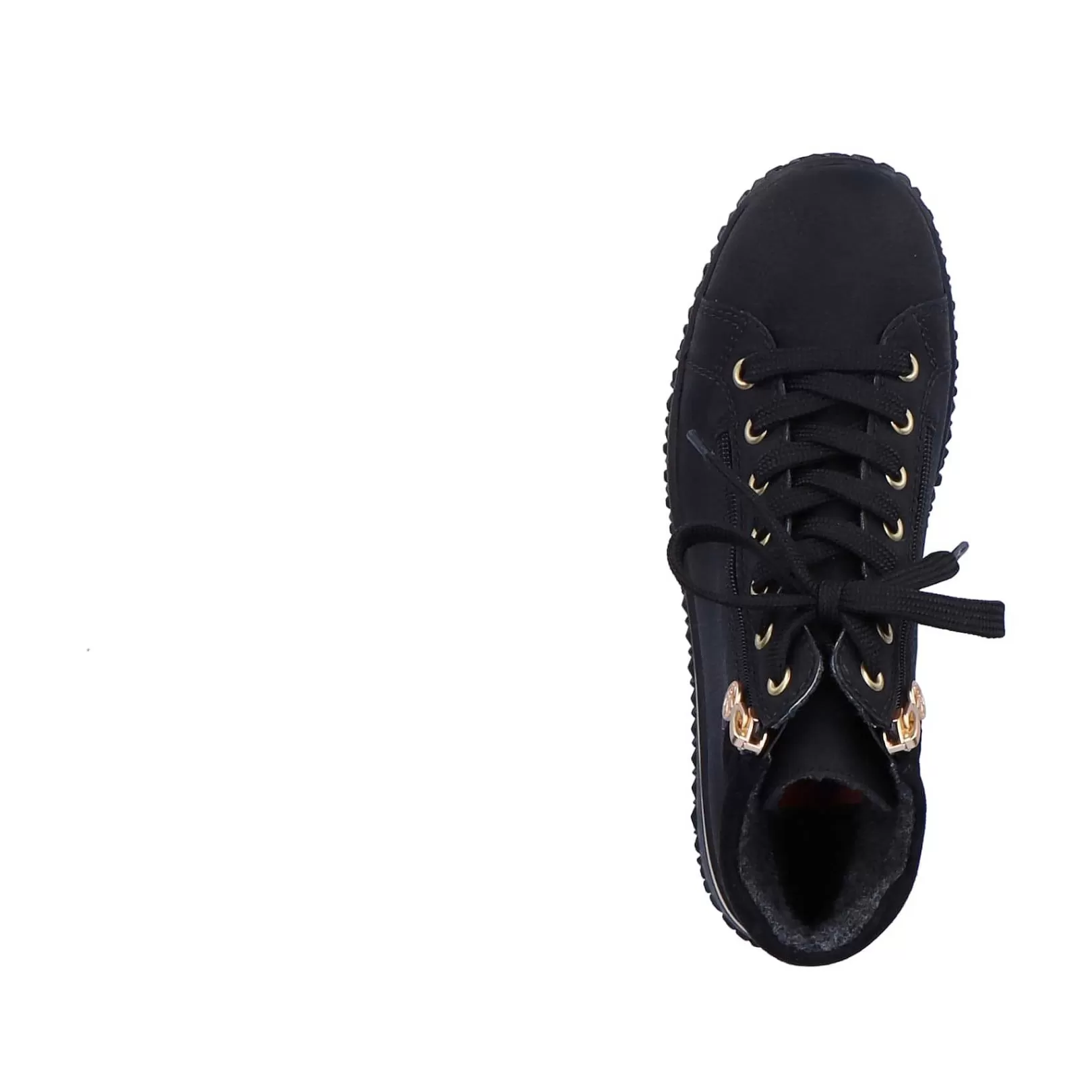 Store Women'S Lace-Up Shoes Deep Black Ladies Low Shoes & Slippers