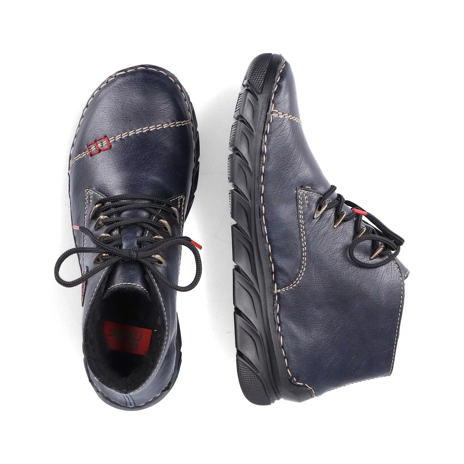 New Women'S Lace-Up Shoes Navy Blue Ladies Low Shoes & Slippers