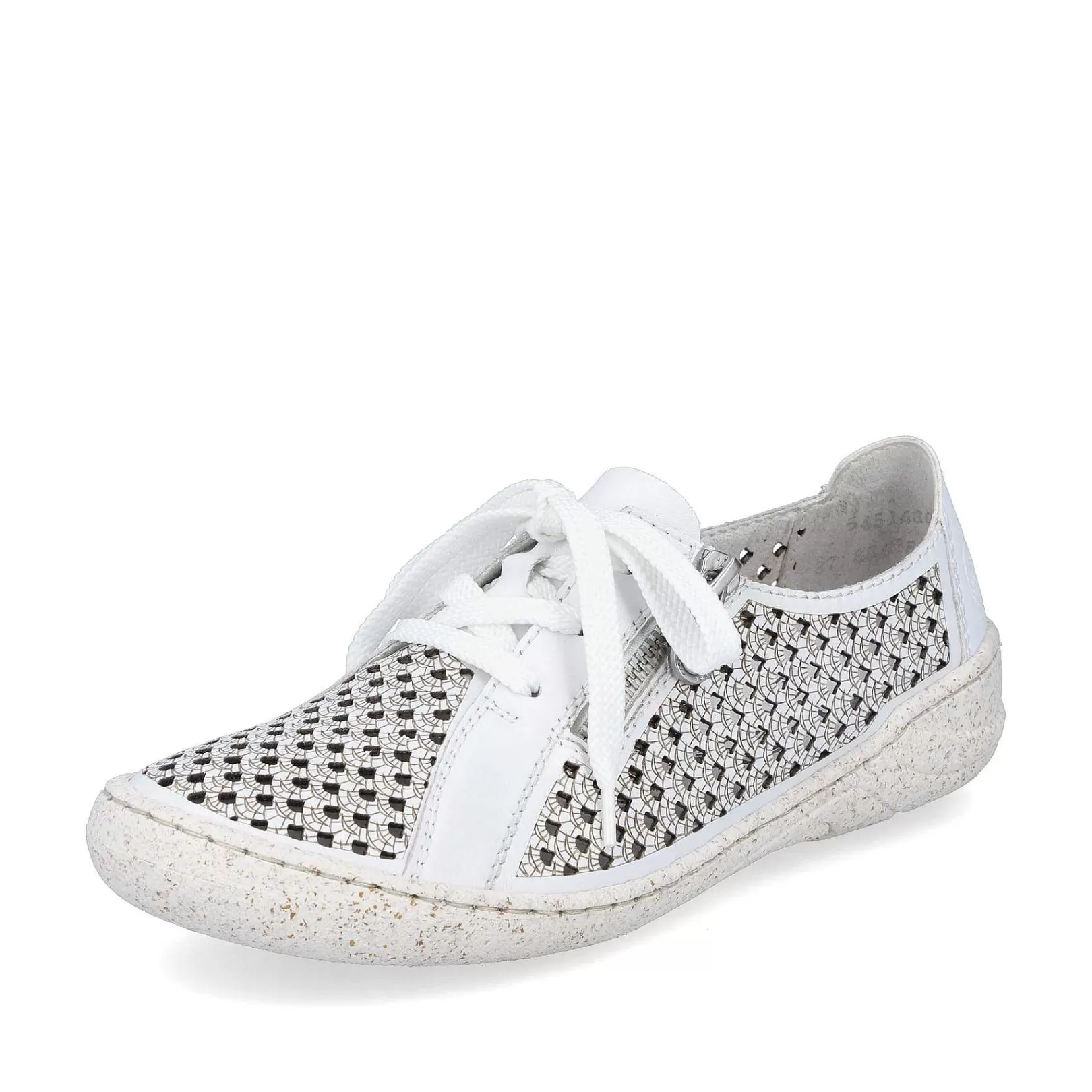 Online Women'S Lace-Up Shoes Pure White Ladies Low Shoes & Slippers