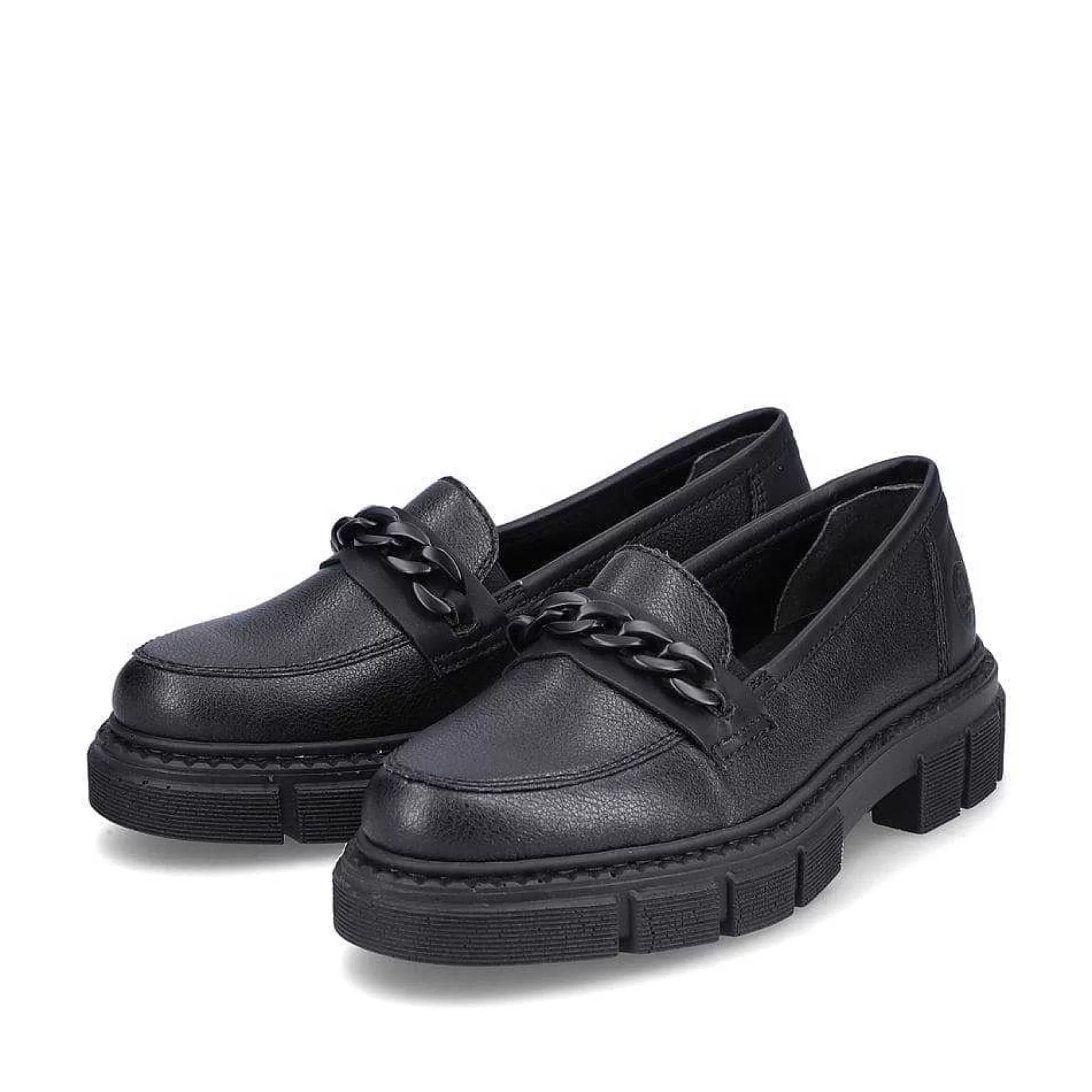 Fashion Women'S Loafers Jet Black Ladies Loafers & Ballerinas