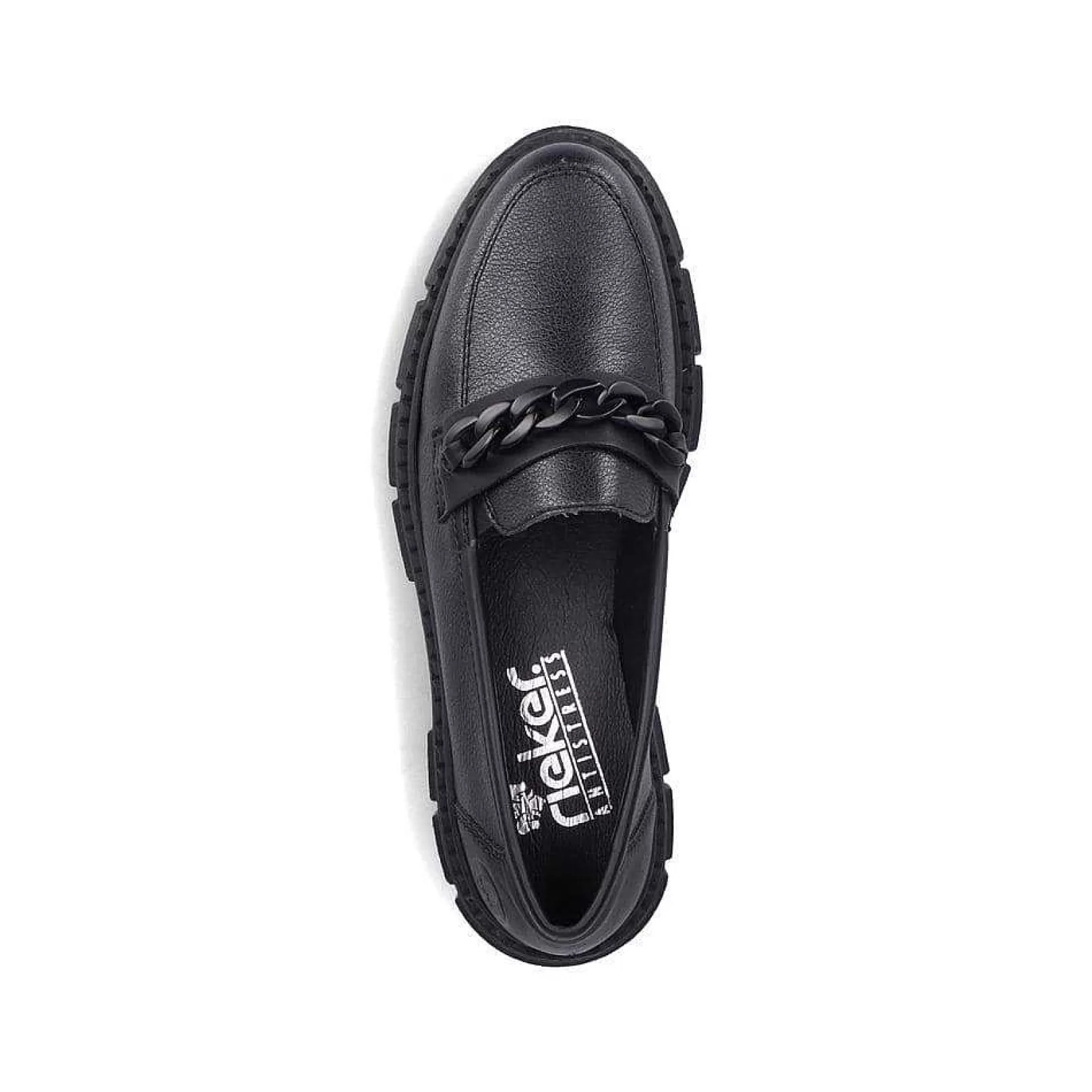 Fashion Women'S Loafers Jet Black Ladies Loafers & Ballerinas