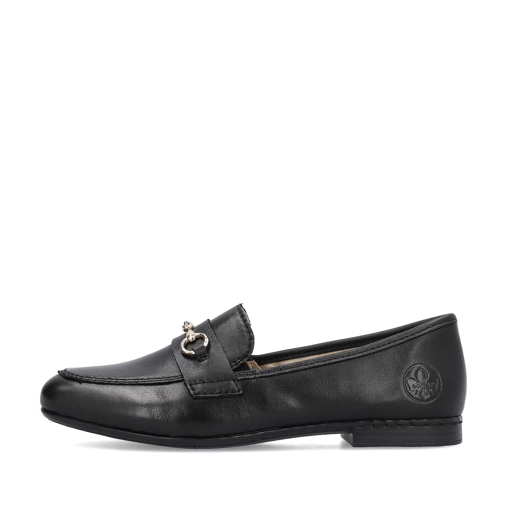 Discount Women'S Loafers Midnight Black Ladies Loafers & Ballerinas