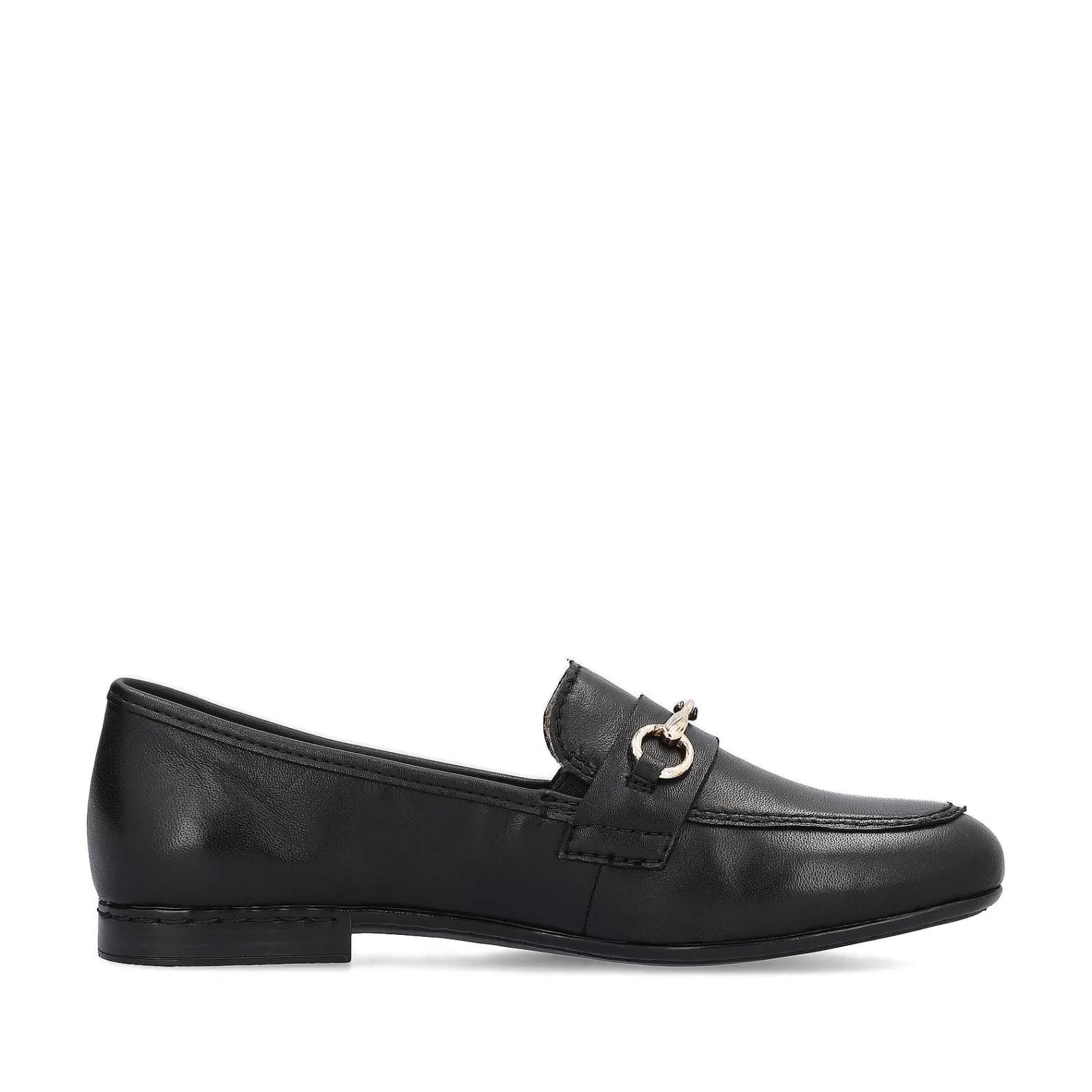 Discount Women'S Loafers Midnight Black Ladies Loafers & Ballerinas