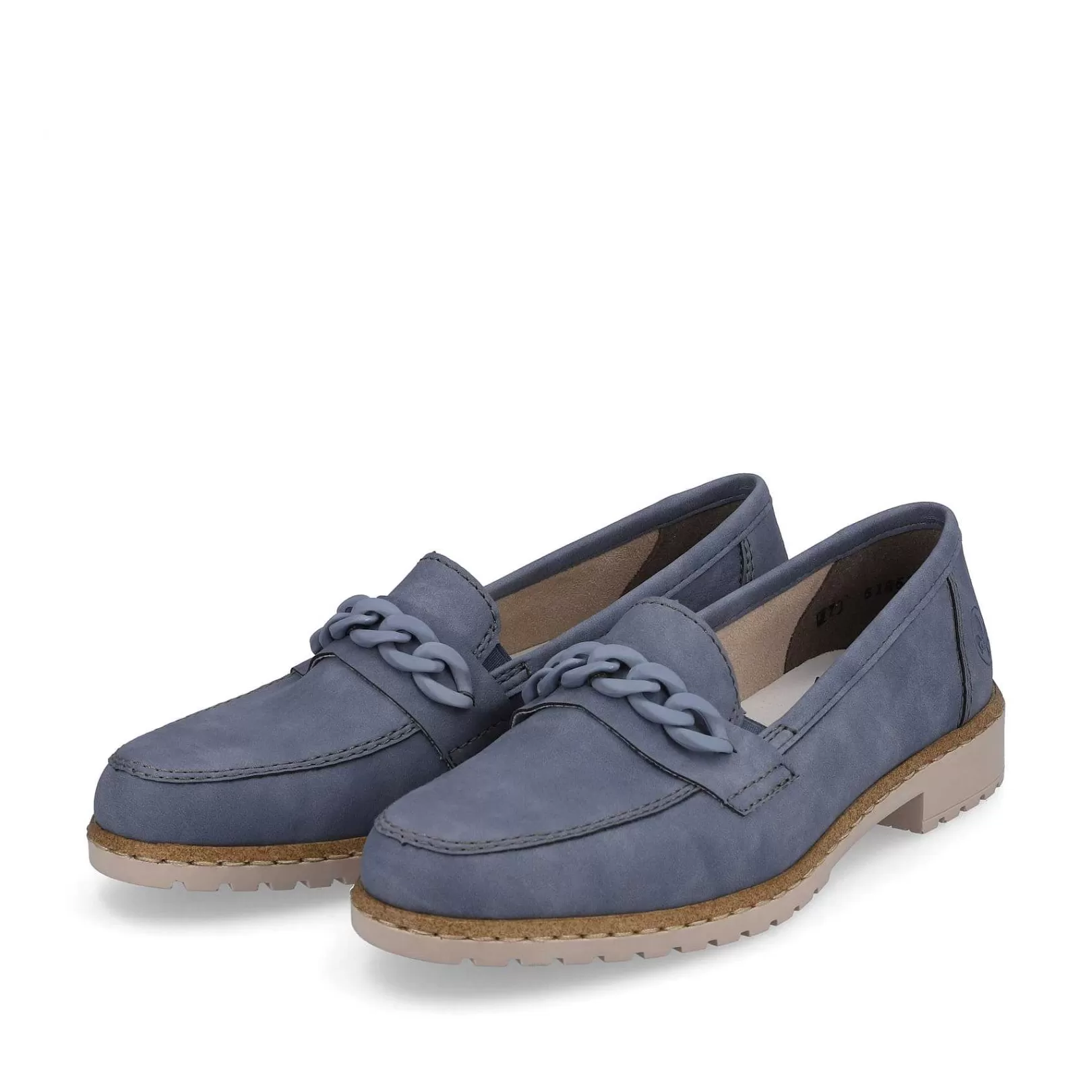 Fashion Women'S Loafers Sky Blue Ladies Loafers & Ballerinas