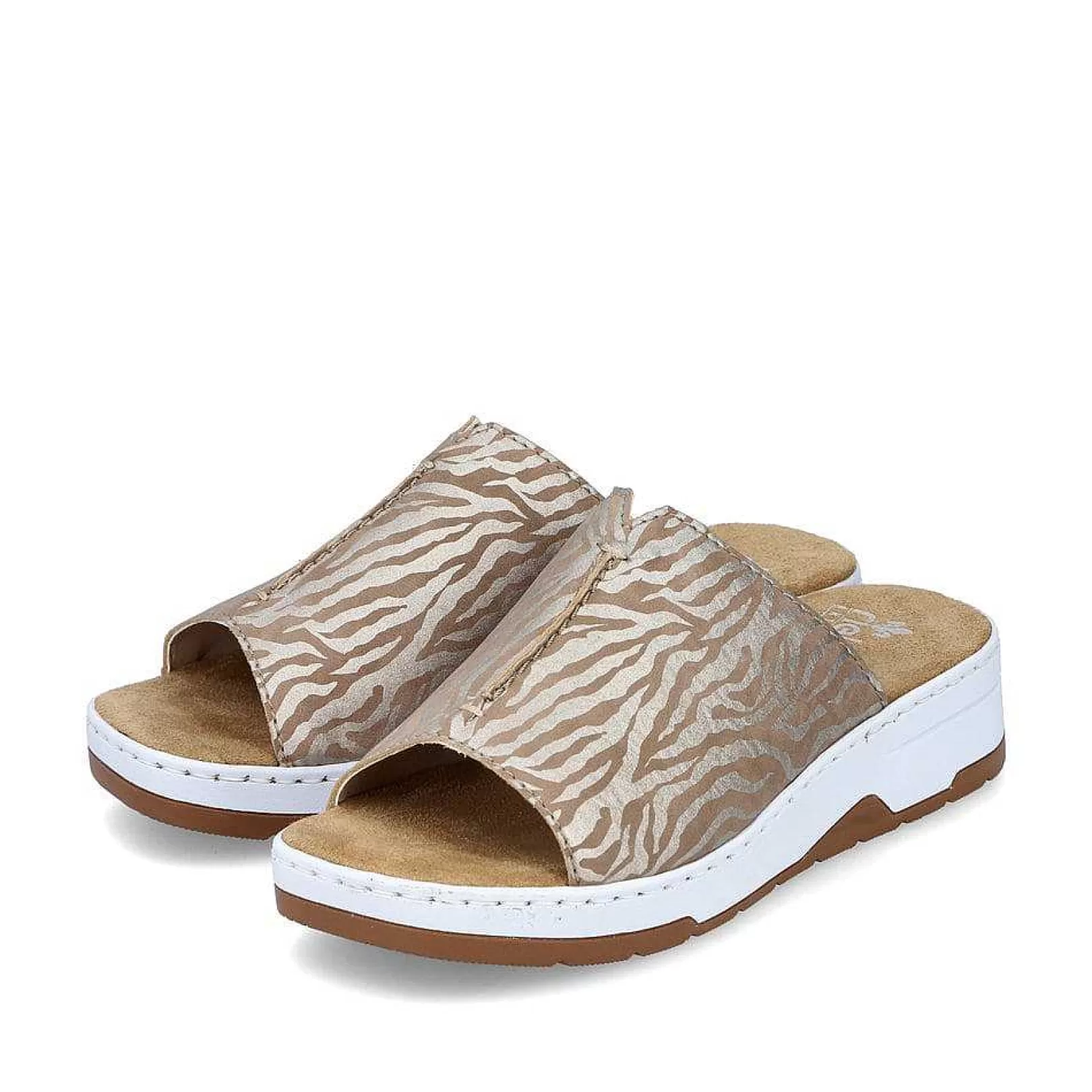 Online Women'S Mules Brown Beige Ladies Mules & Slippers