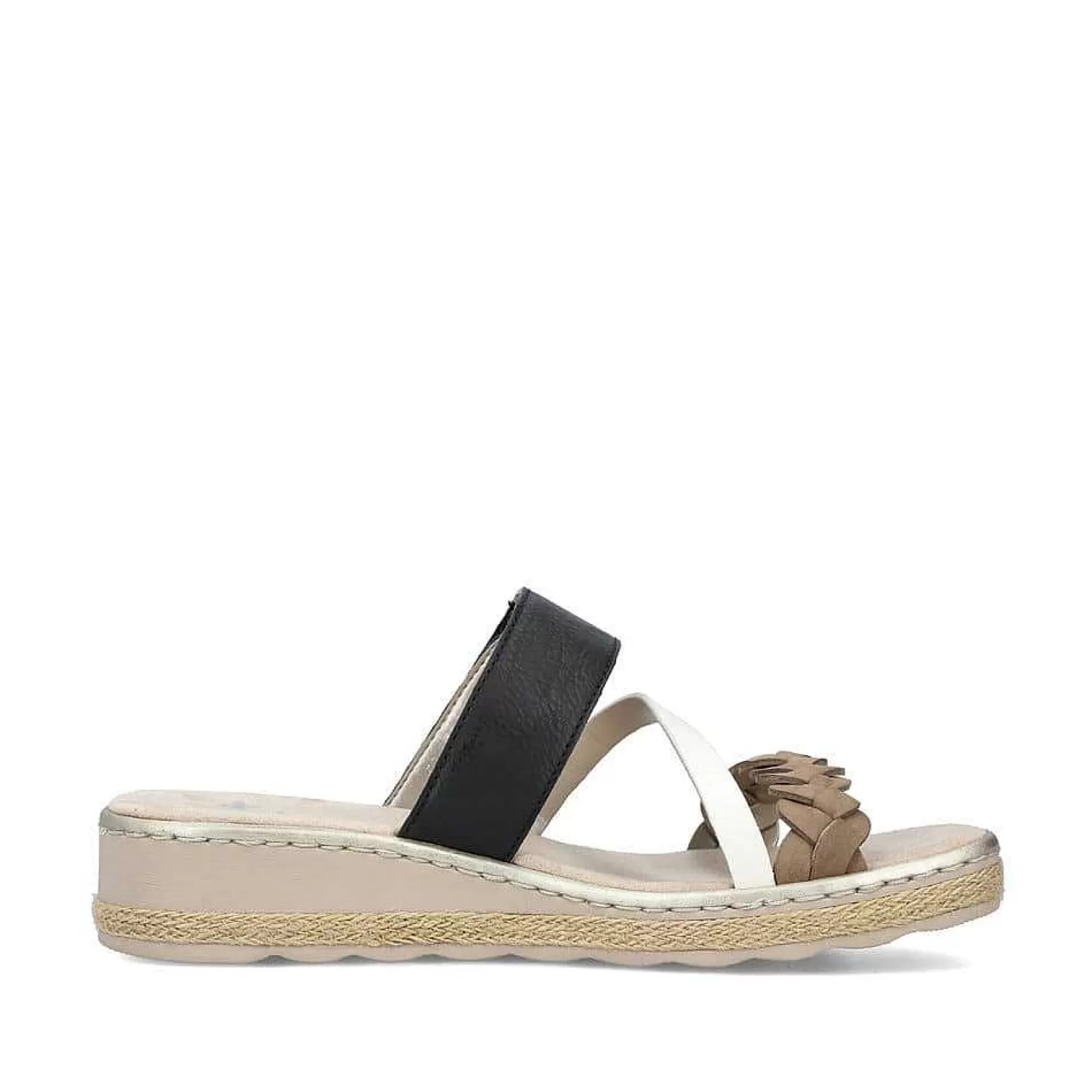 Sale Women'S Mules Brown Beige-Cream White-Black Ladies Mules & Slippers