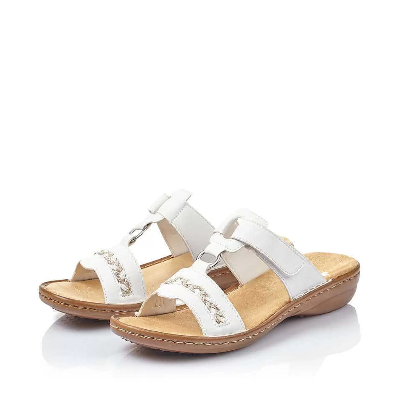 Best Sale Women'S Mules Crystal White Ladies Mules & Slippers