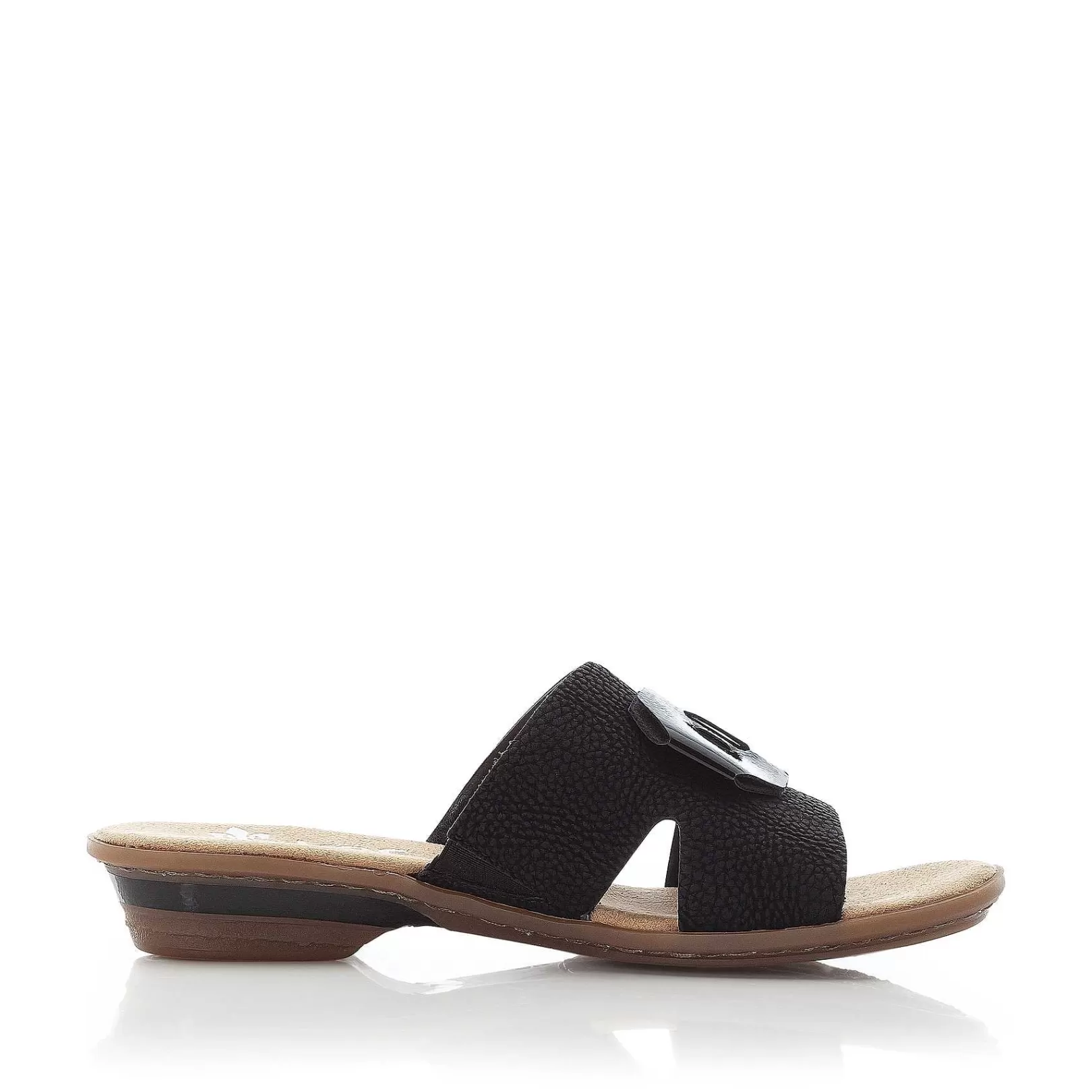 Hot Women'S Mules Deep Black Ladies Mules & Slippers