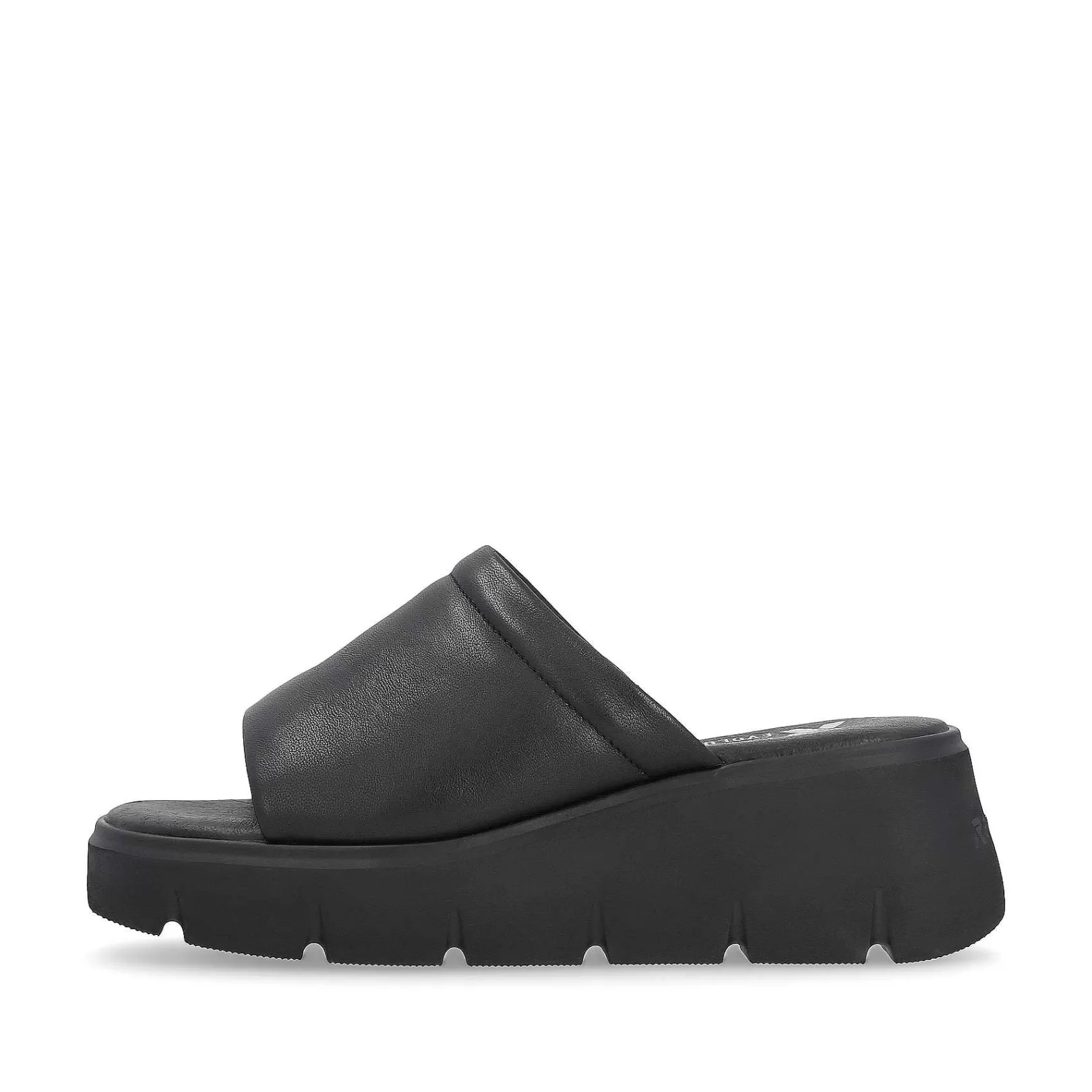 Sale Women'S Mules Deep Black Ladies Mules & Slippers