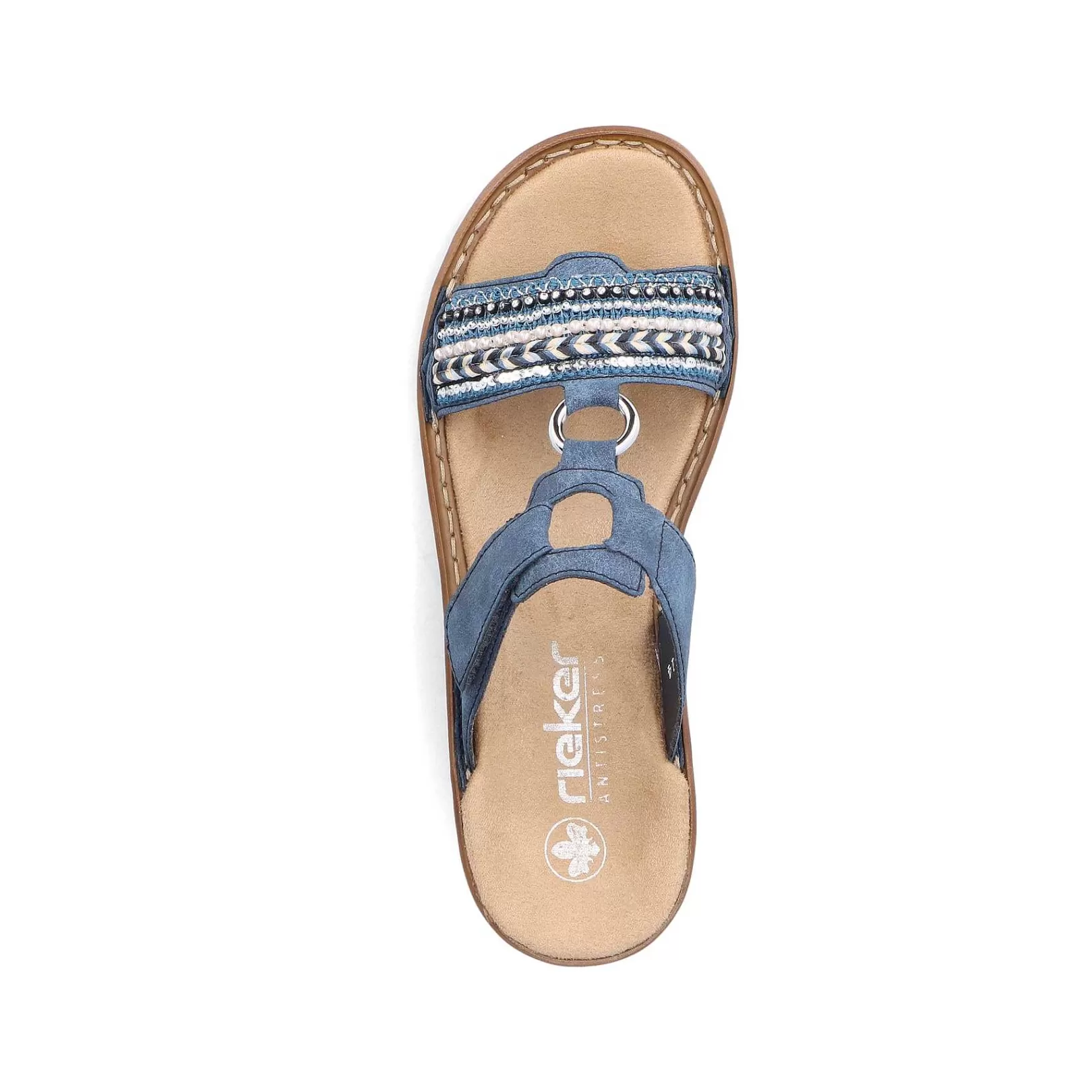 New Women'S Mules Denim Blue Ladies Mules & Slippers