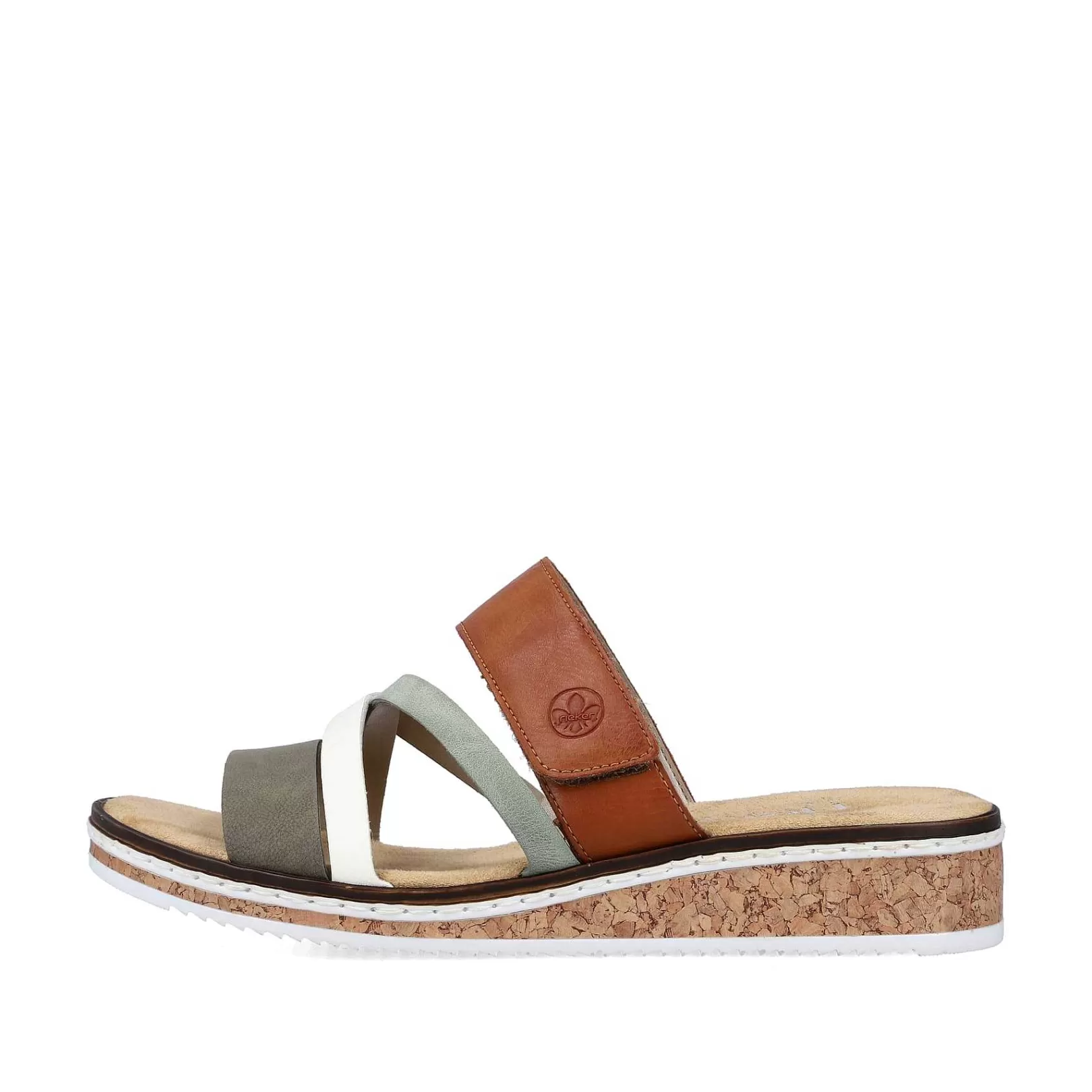 Shop Women'S Mules Olive Green-Brown-White Ladies Mules & Slippers