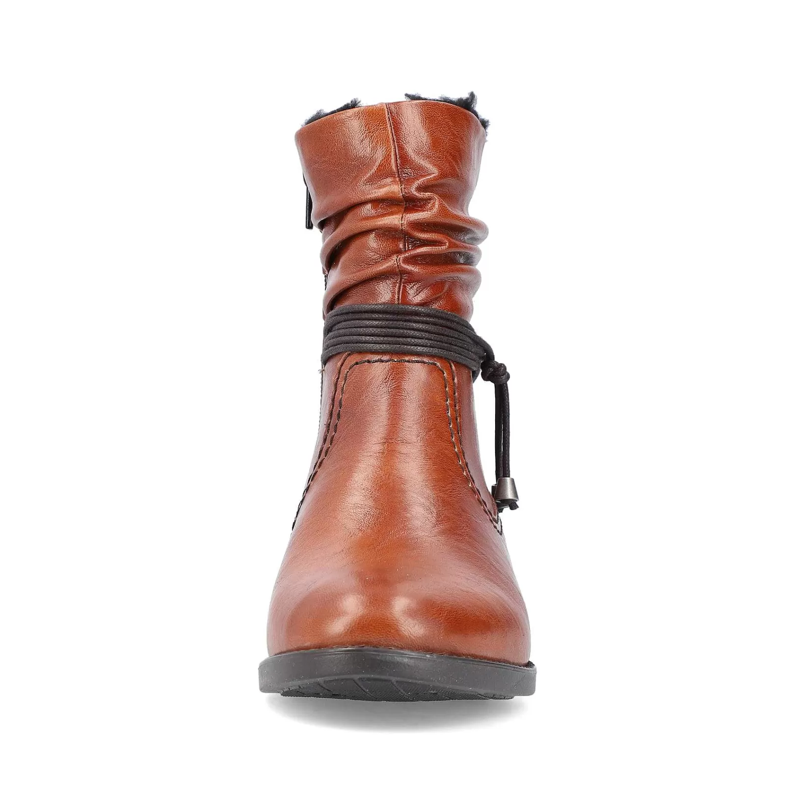 Online Women'S Short Boots Chestnut Brown Ladies Ankle Boots & Boots