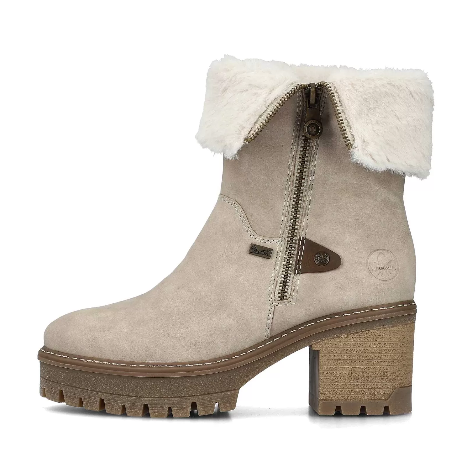 Best Women'S Short Boots Gray Beige Ladies Ankle Boots & Boots