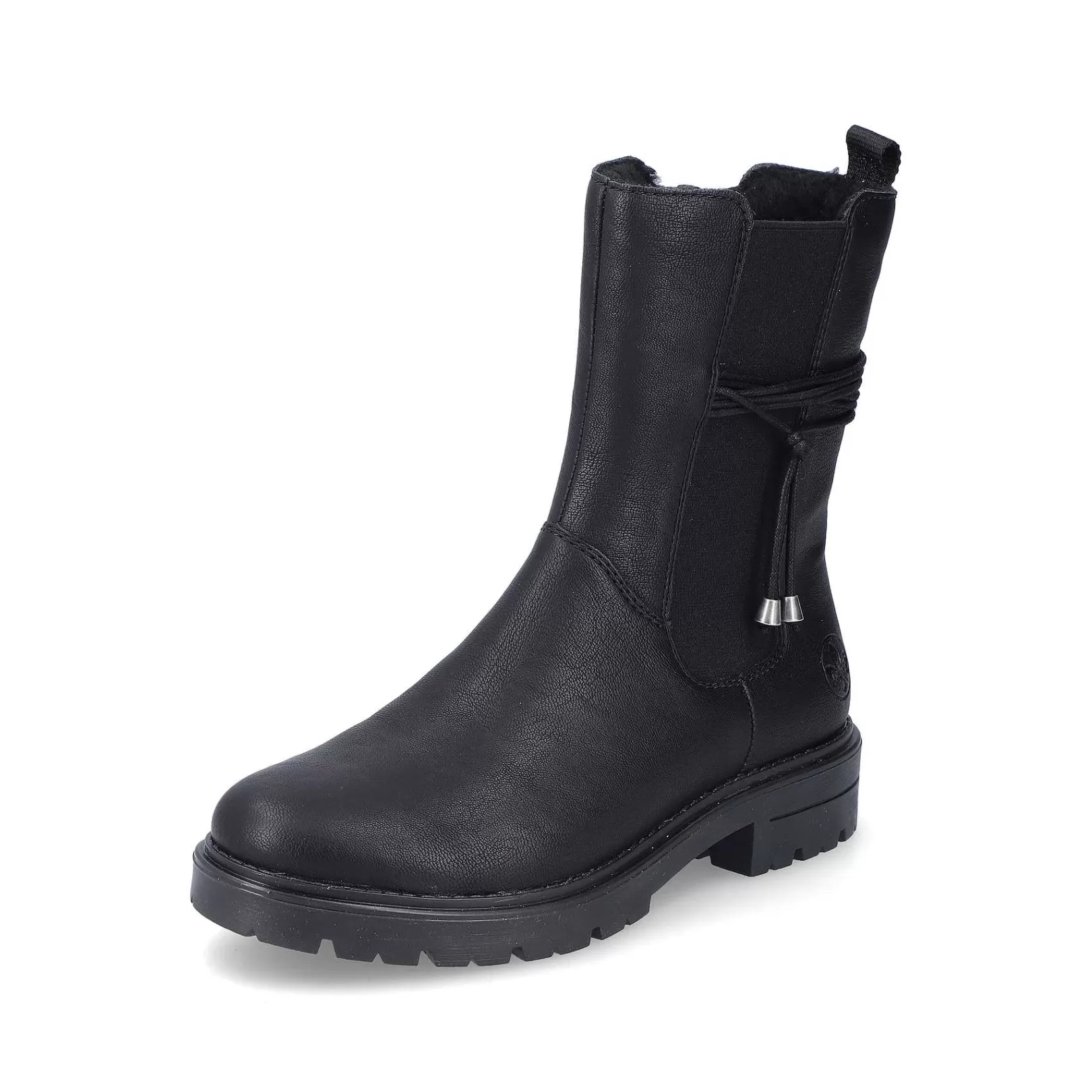 Sale Women'S Short Boots Jet Black Ladies Ankle Boots & Boots