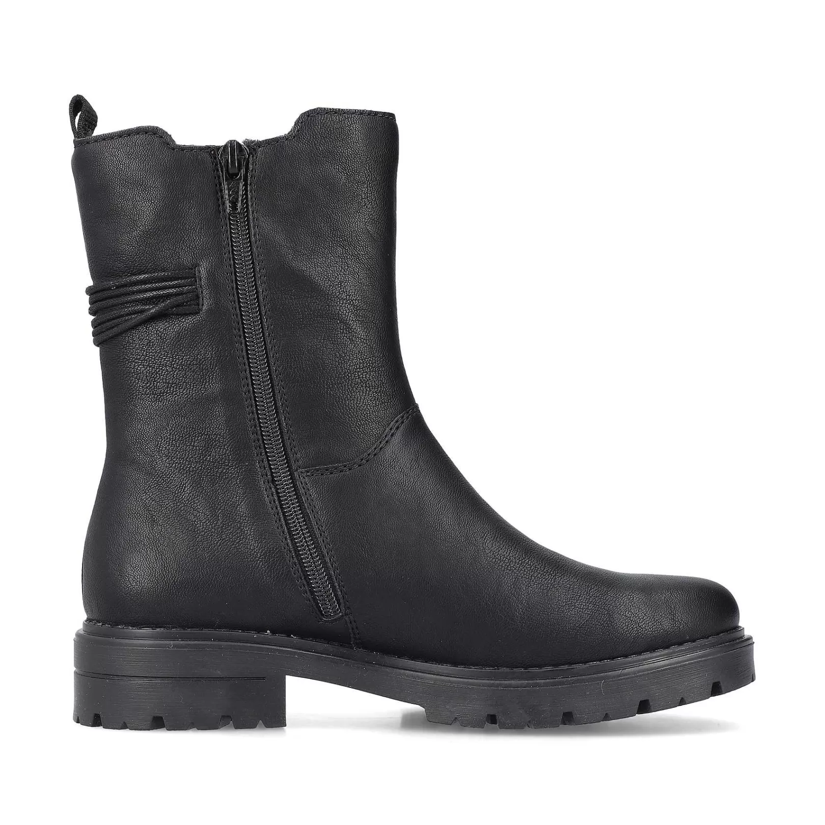 Sale Women'S Short Boots Jet Black Ladies Ankle Boots & Boots