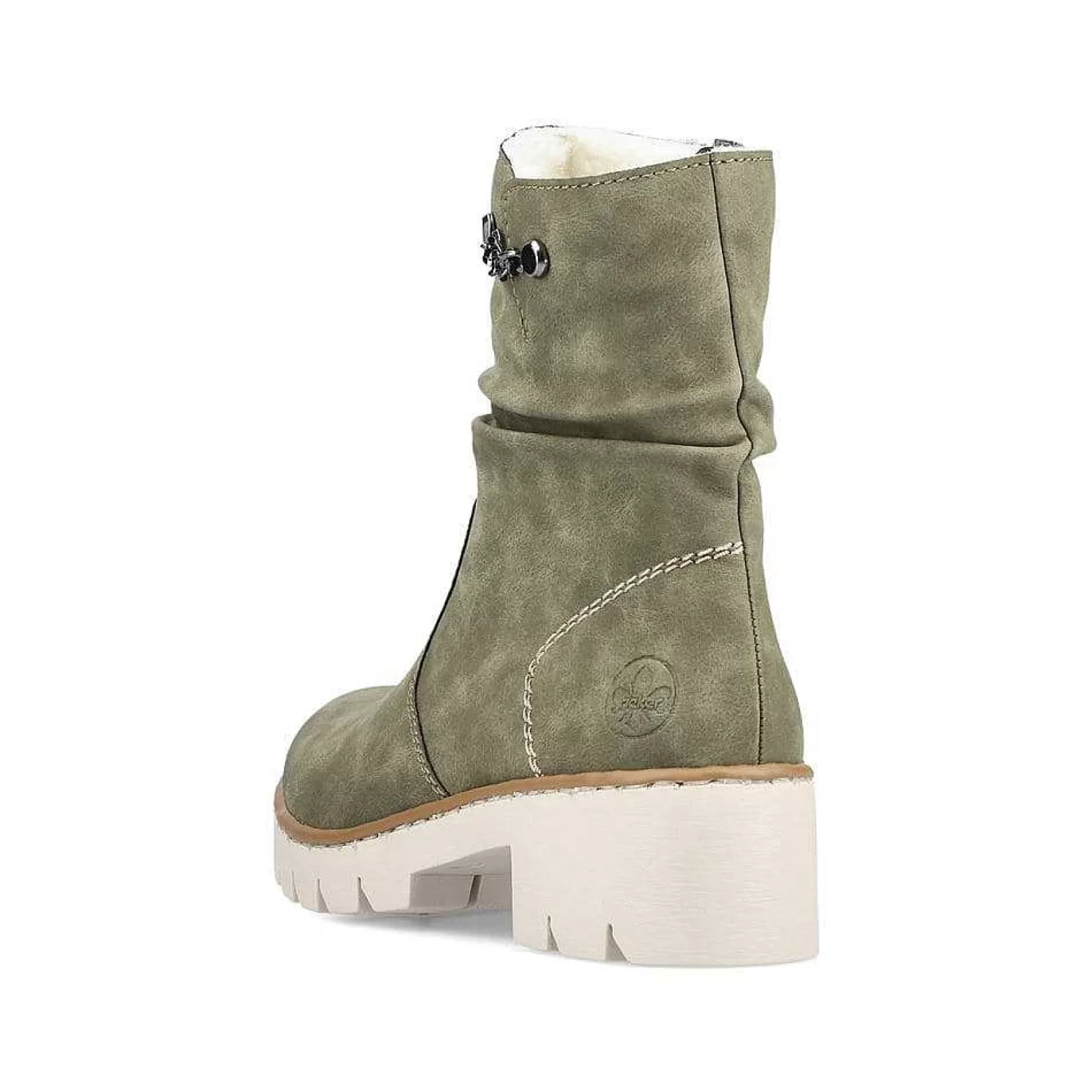 Outlet Women'S Short Boots Leaf Green Ladies Ankle Boots & Boots