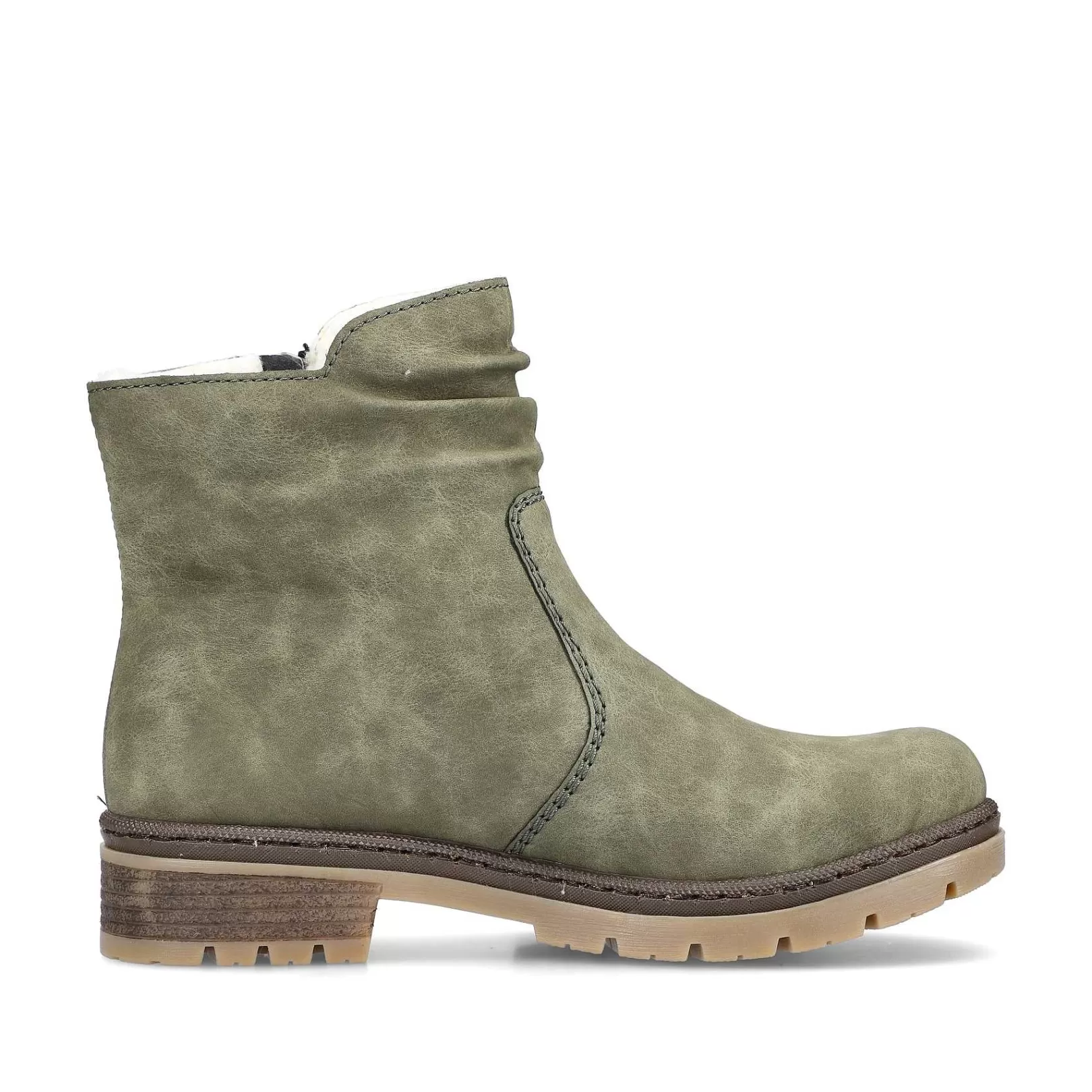 Outlet Women'S Short Boots Leaf Green Ladies Ankle Boots & Boots