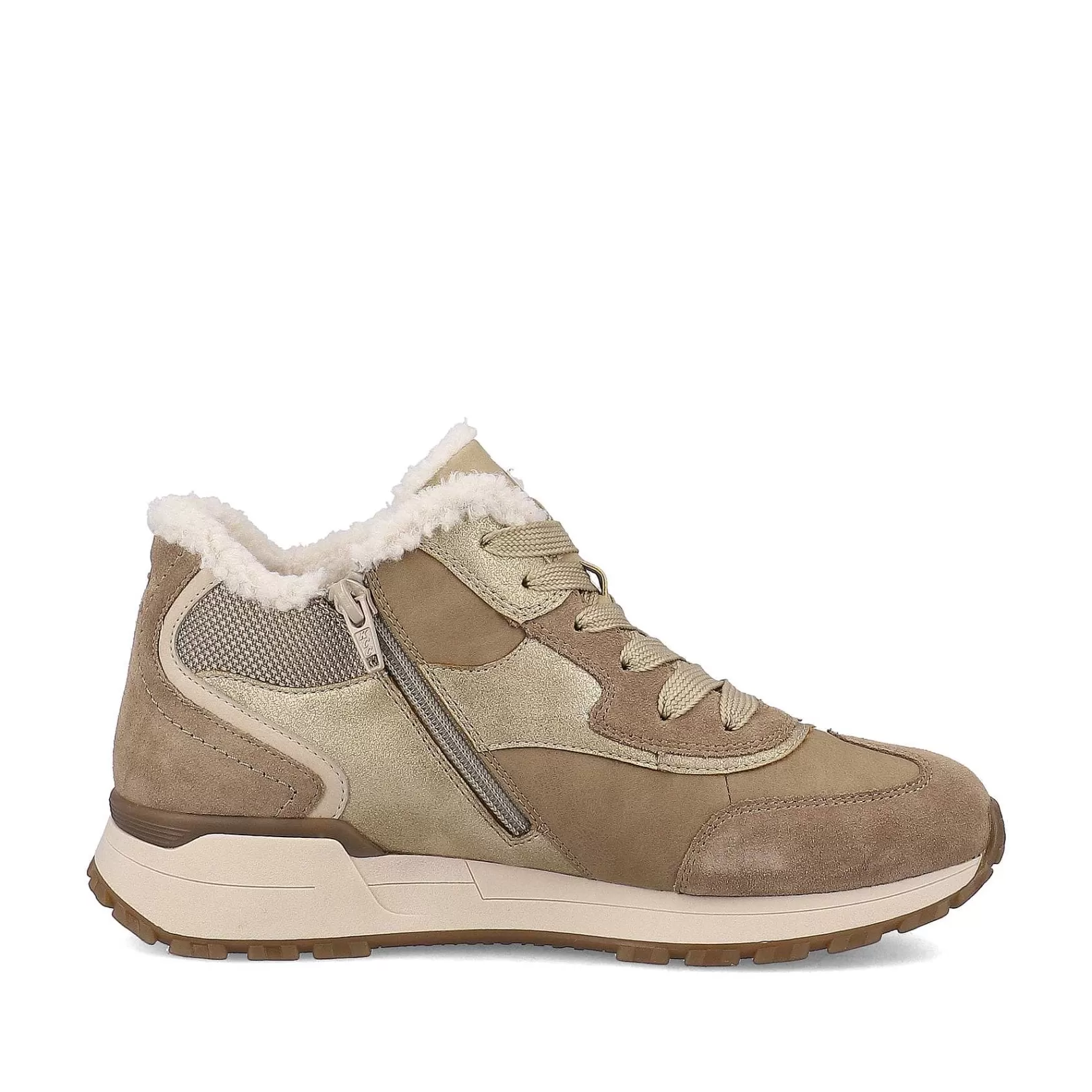 Shop Women'S Sneaker High Champagne Beige Ladies Sneakers