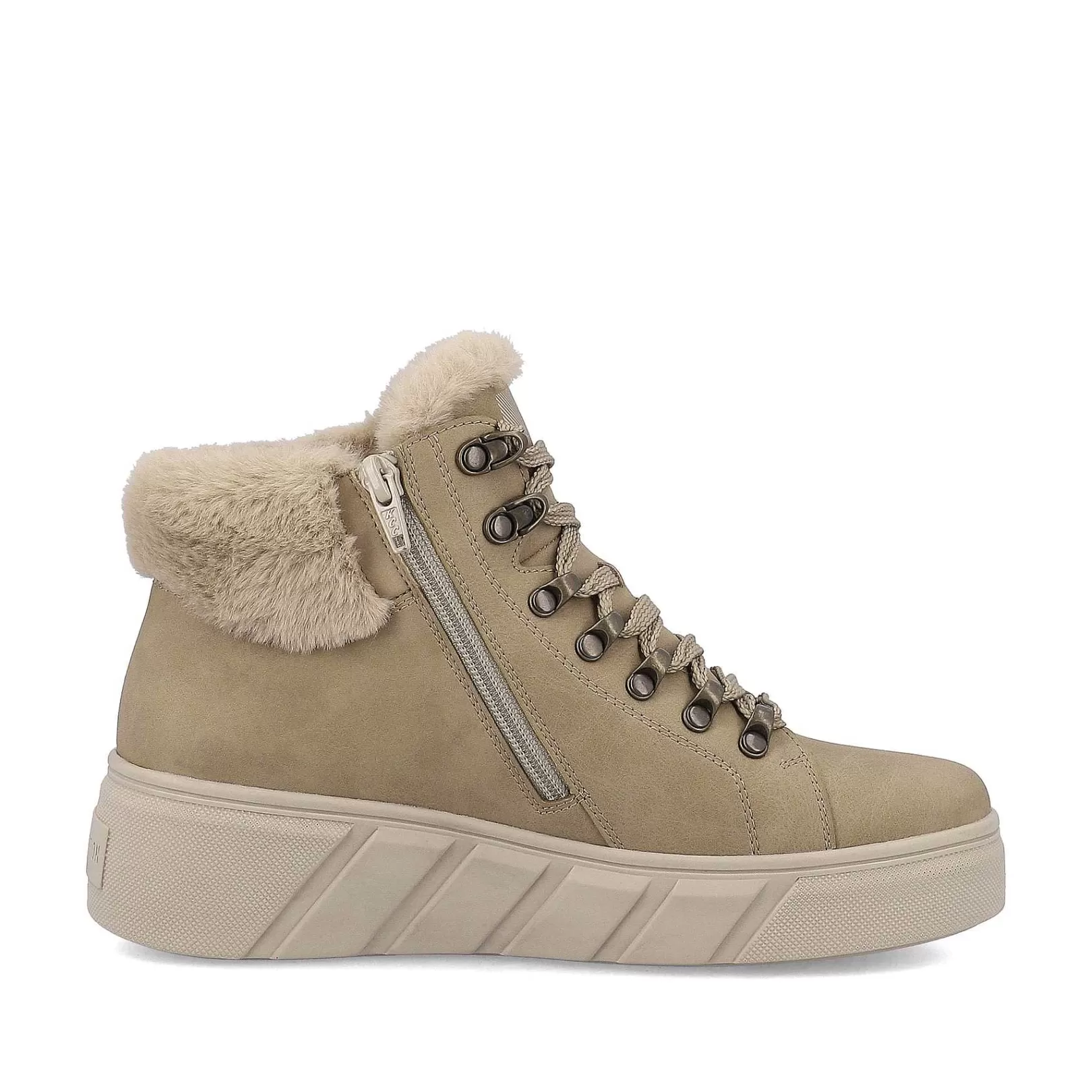 Cheap Women'S Sneaker High Clay Beige Ladies Sneakers