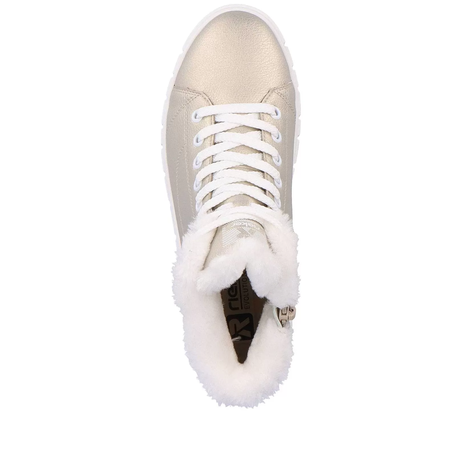 Online Women'S Sneaker High Glitter Gold Frost White Ladies Sporty Styles