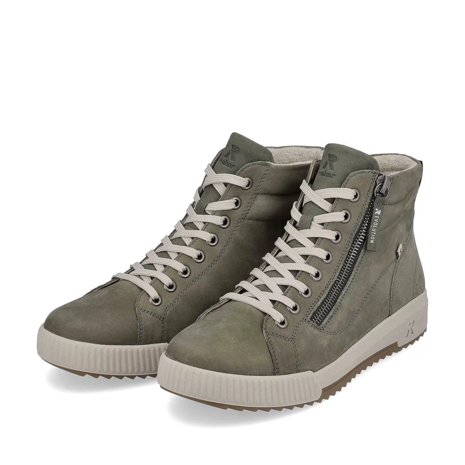 Discount Women'S Sneaker High Khaki Green Ladies Sneakers