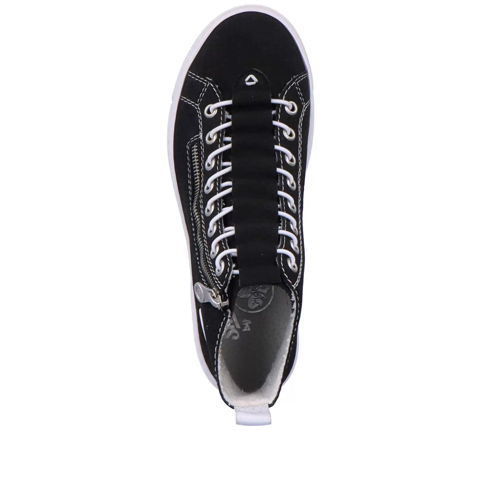 Sale Women'S Sneaker High Night Black-Crystal White Ladies Sneakers