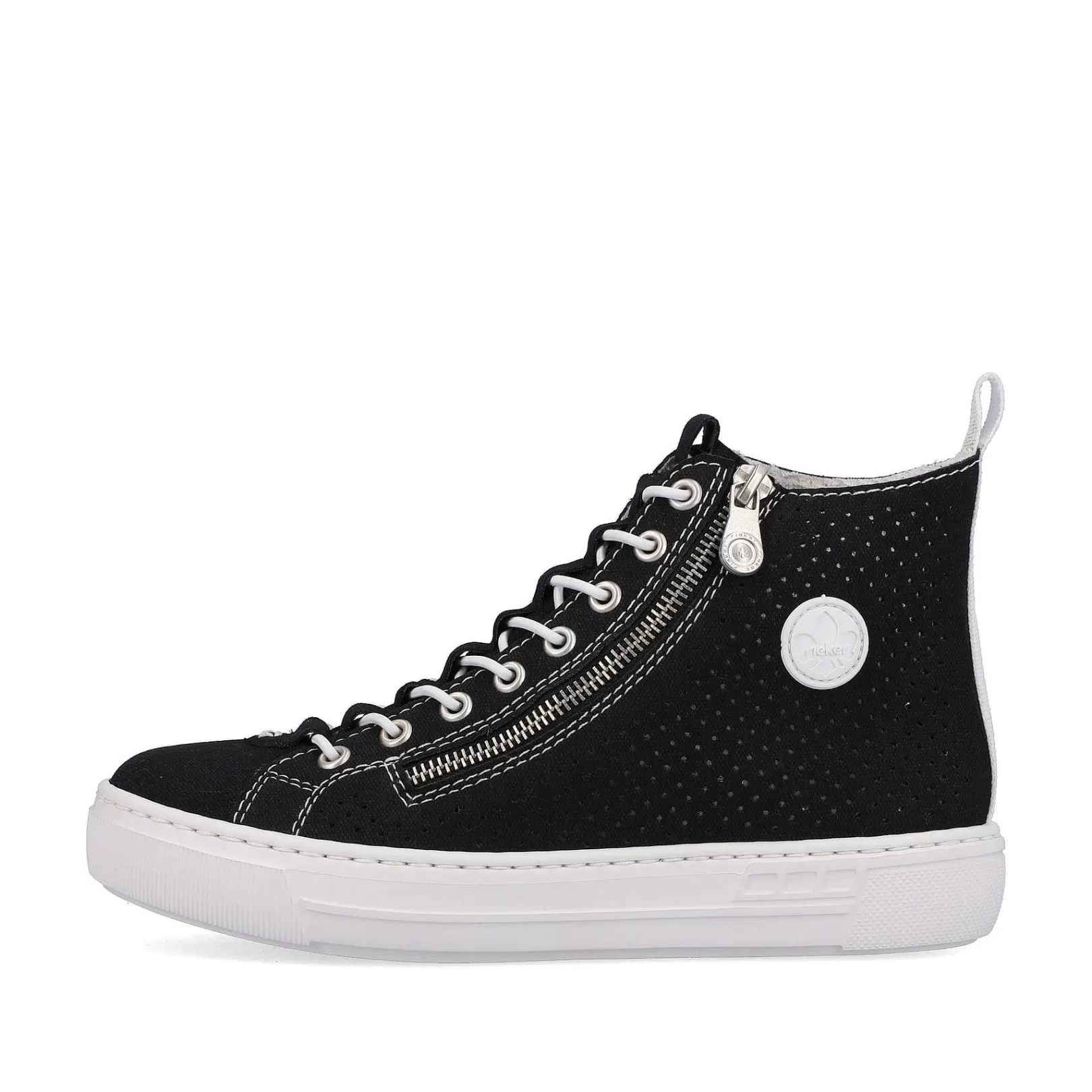 Sale Women'S Sneaker High Night Black-Crystal White Ladies Sneakers