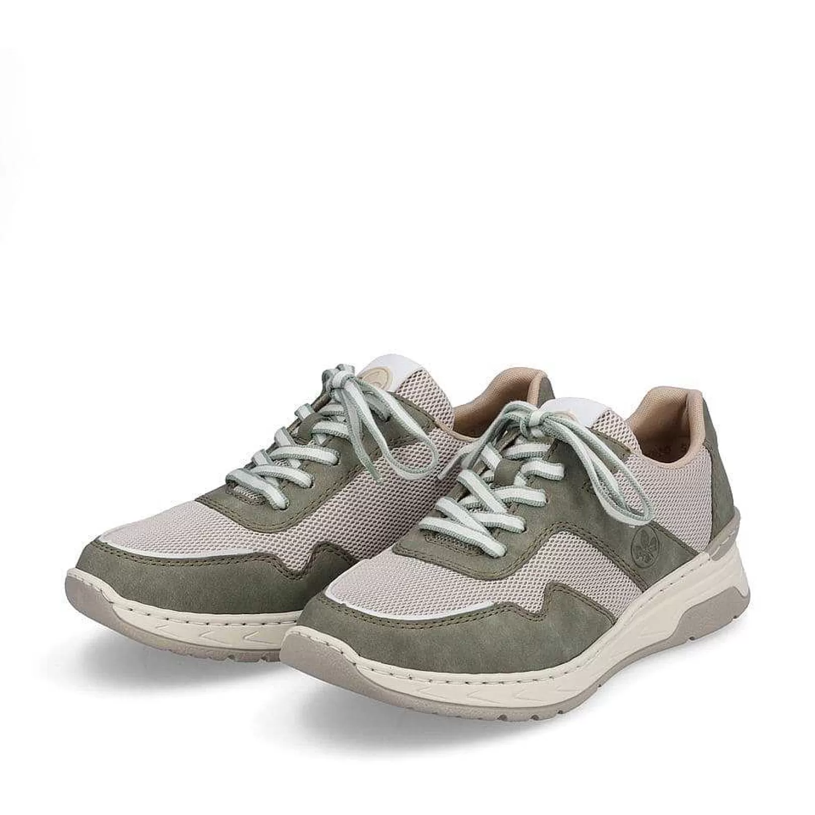 Cheap Women'S Sneaker Low Cactus Green-Light Beige Ladies Sneakers