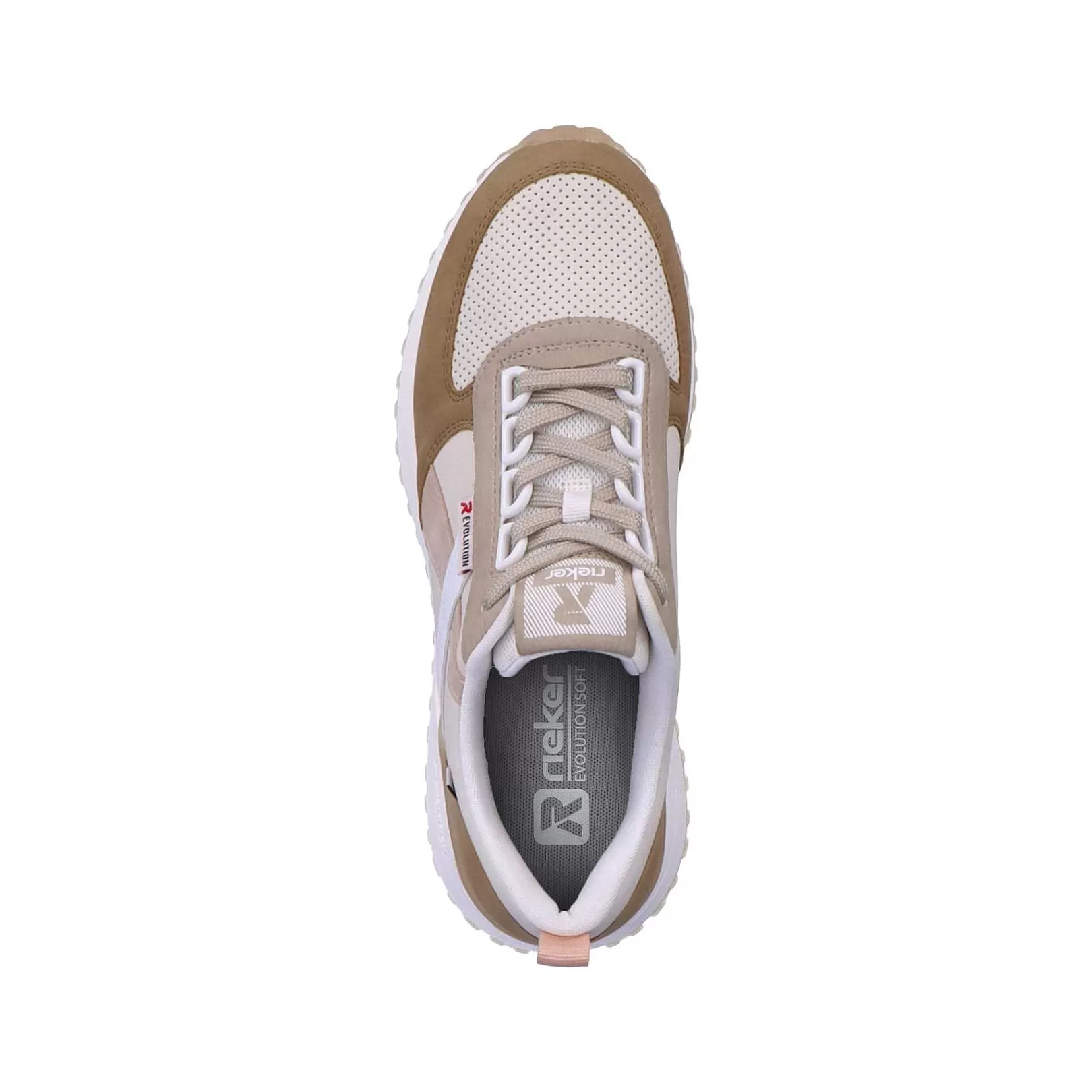 Cheap Women'S Sneaker Low Clay-Beige Cinnamon White Ladies Sneakers