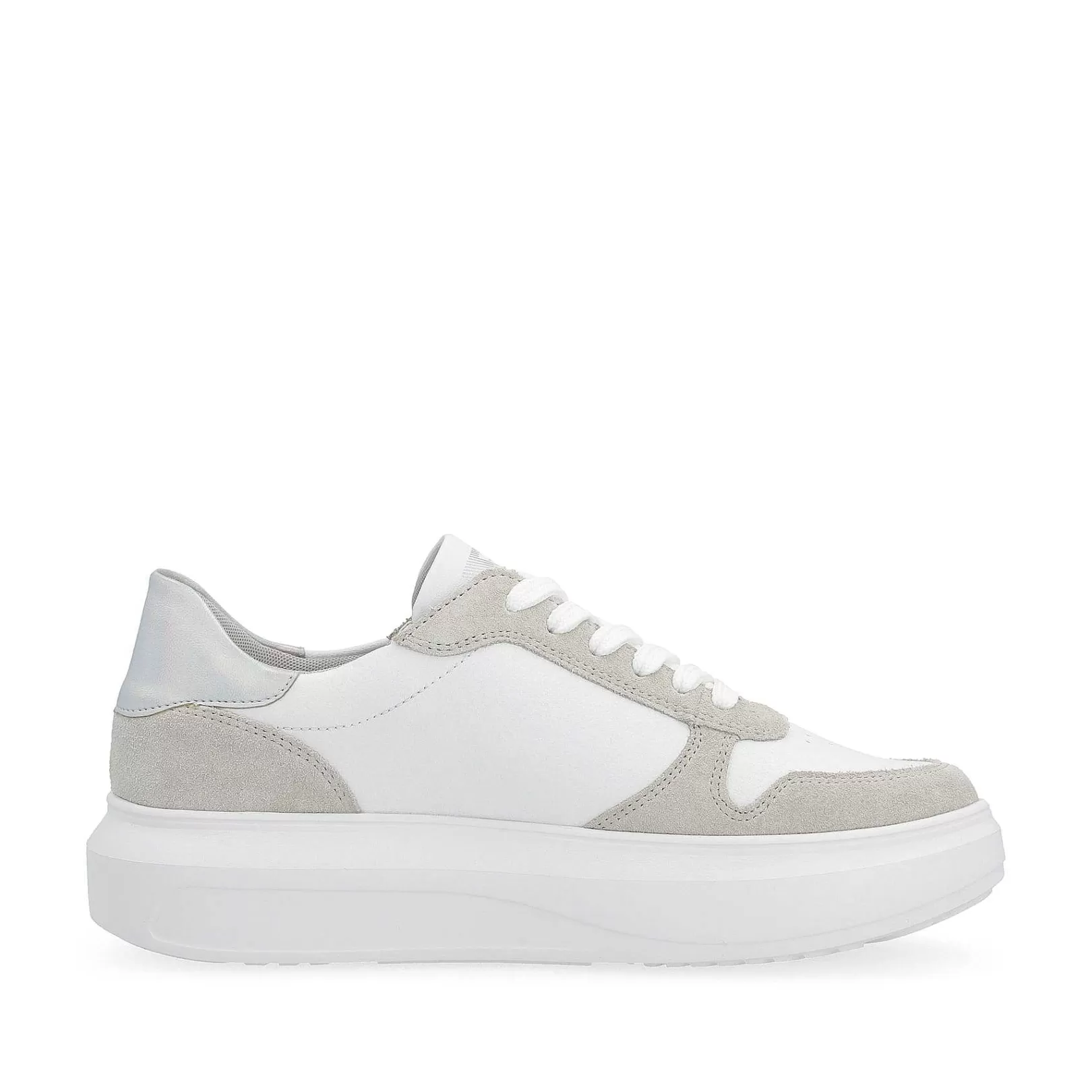 Online Women'S Sneaker Low Clear-White Dust-Grey Ladies Sneakers