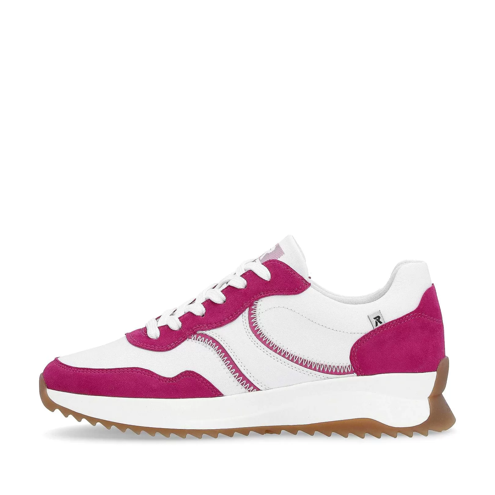 Sale Women'S Sneaker Low Clear-White Fuchsia Ladies Colorful Styles