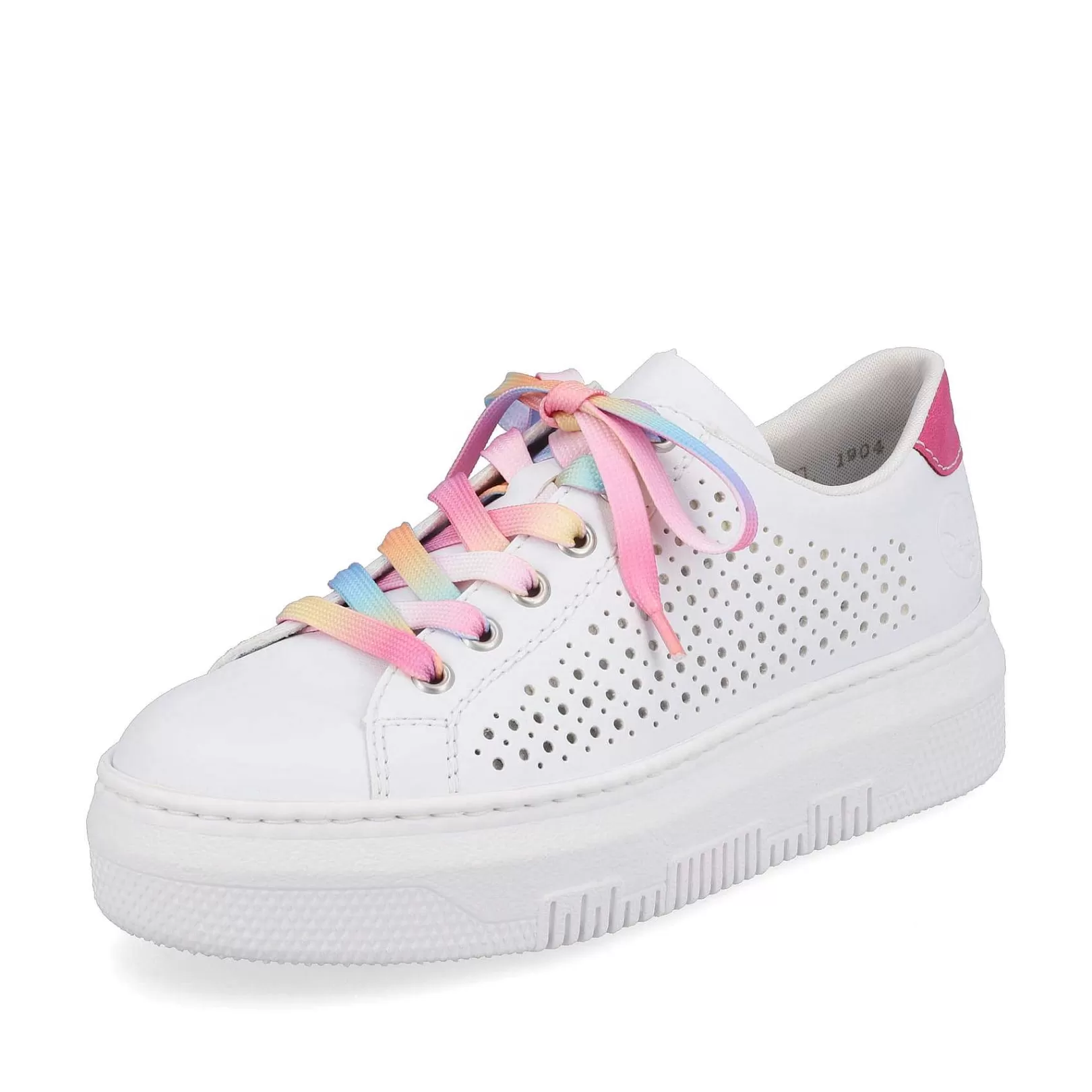 Clearance Women'S Sneaker Low Cream White-Flamigor Pink Ladies Colorful Styles