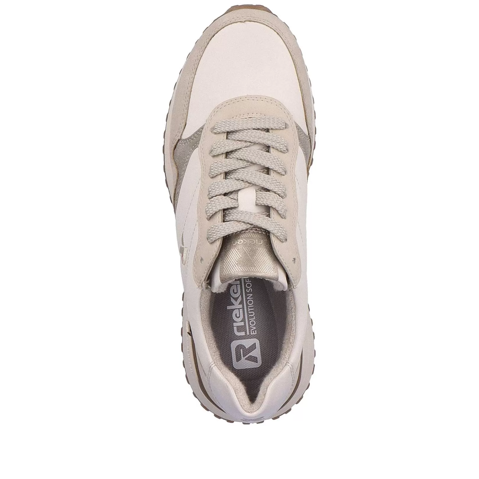 Best Sale Women'S Sneaker Low Cream-Beige Snow Ladies Sneakers