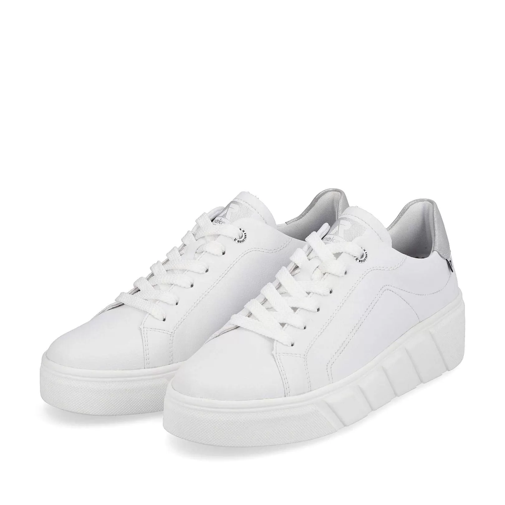 Fashion Women'S Sneaker Low Crystal White Ladies Sneakers