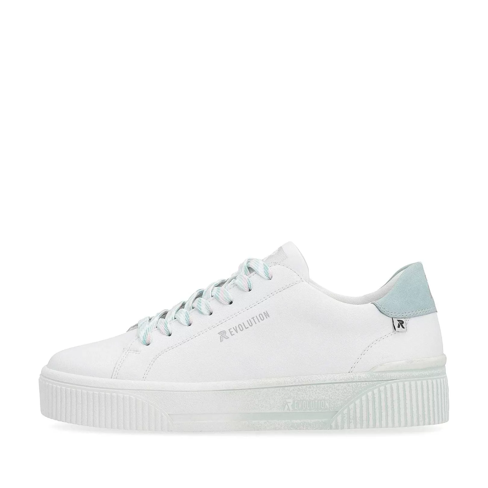 Best Sale Women'S Sneaker Low Crystal-White Light-Aqua Ladies Sneakers