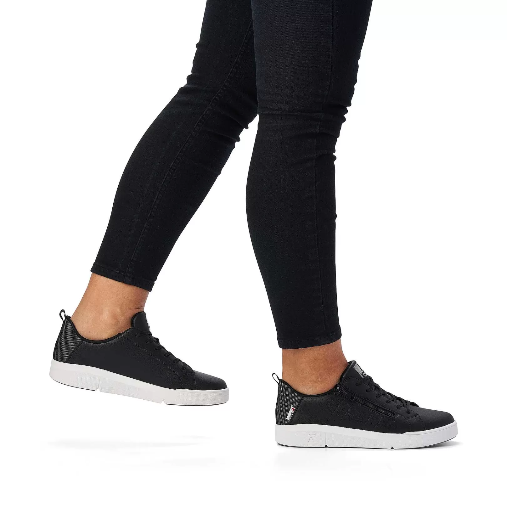 New Women'S Sneaker Low Deep Black Ladies Sneakers