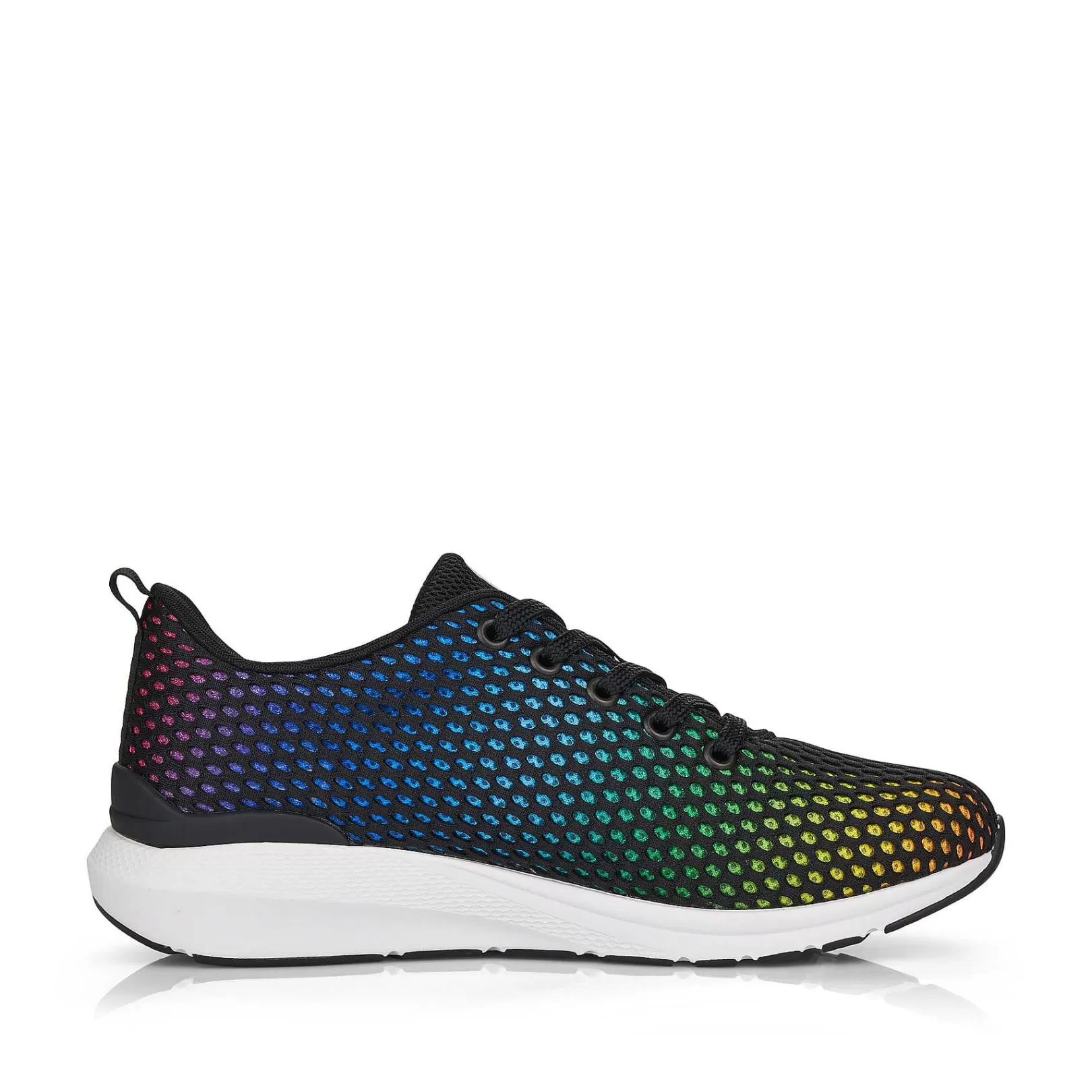 Shop Women'S Sneaker Low Deep Black Rainbow Ladies Sneakers