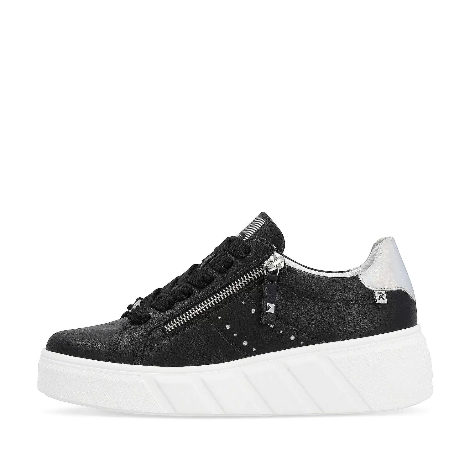 Hot Women'S Sneaker Low Diamond Black Ladies Sneakers