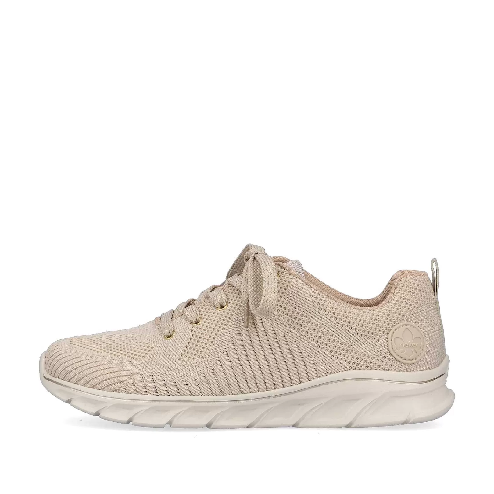 Fashion Women'S Sneaker Low Light Beige Ladies Vegan