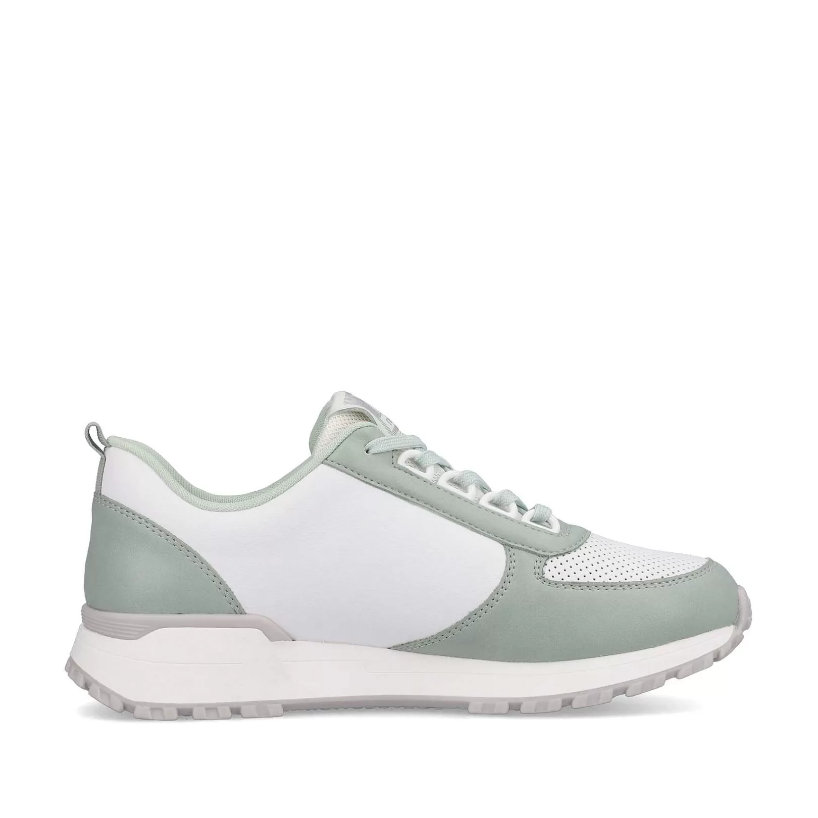 Clearance Women'S Sneaker Low Mint-Green Swan-White Ladies Colorful Styles