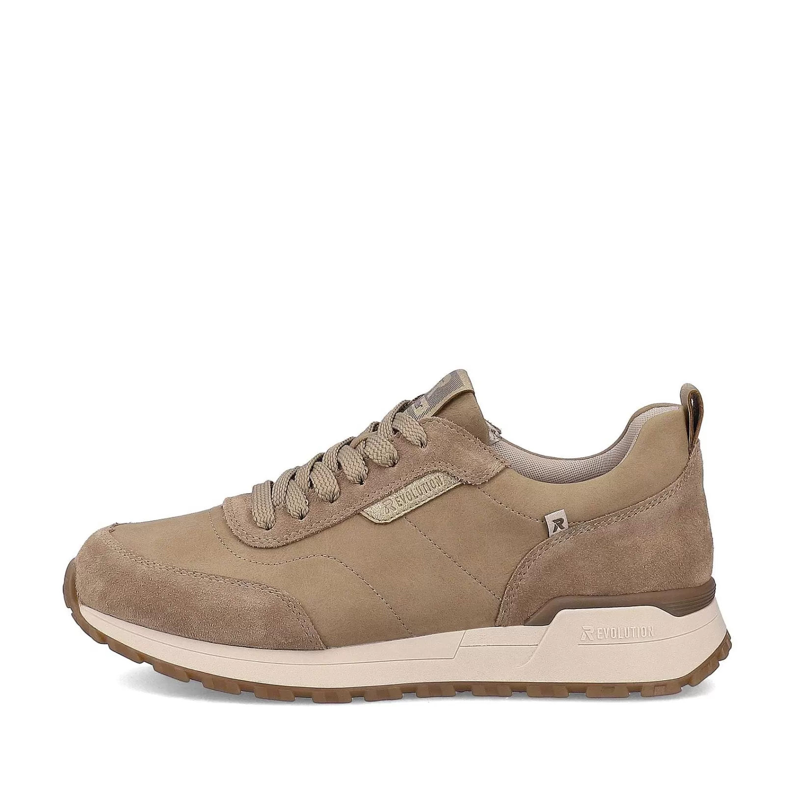 Online Women'S Sneaker Low Mocha Cream-Beige Ladies Sneakers