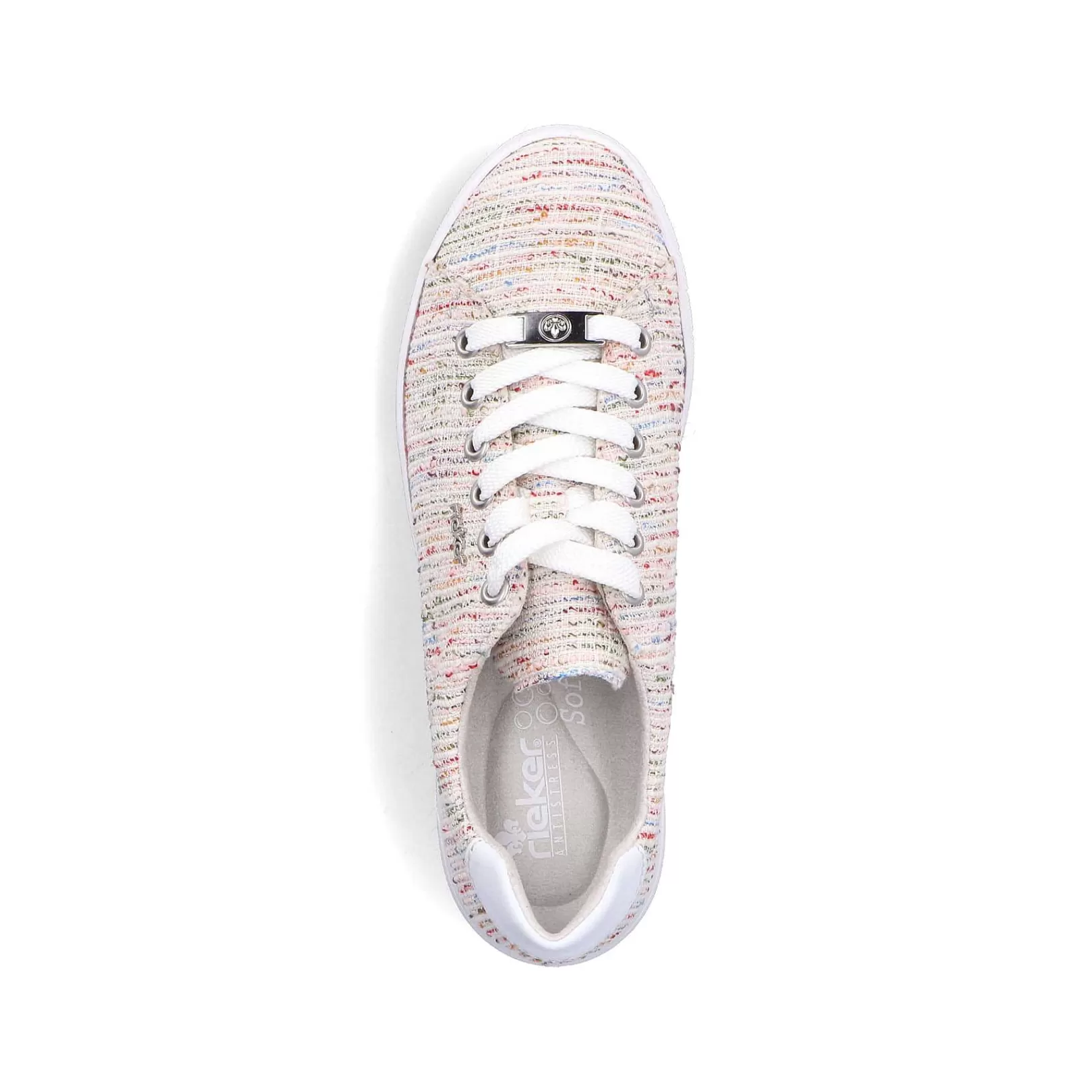 Discount Women'S Sneaker Low Multi-Pure White Ladies Colorful Styles