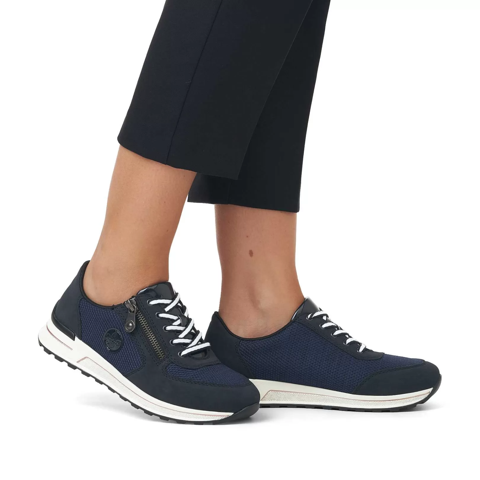 New Women'S Sneaker Low Navy Blue Ladies Sneakers