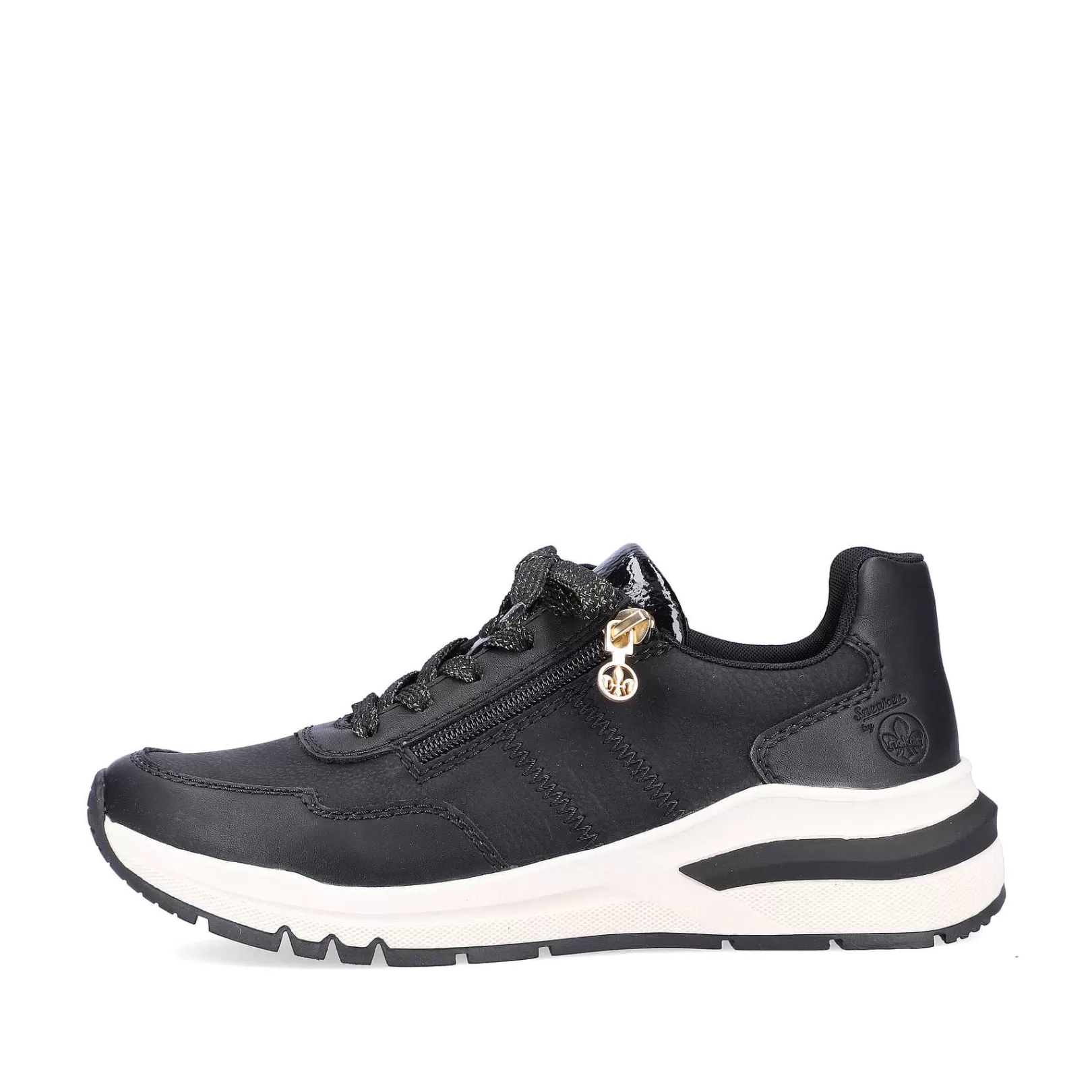 Flash Sale Women'S Sneaker Low Night Black Ladies Sneakers