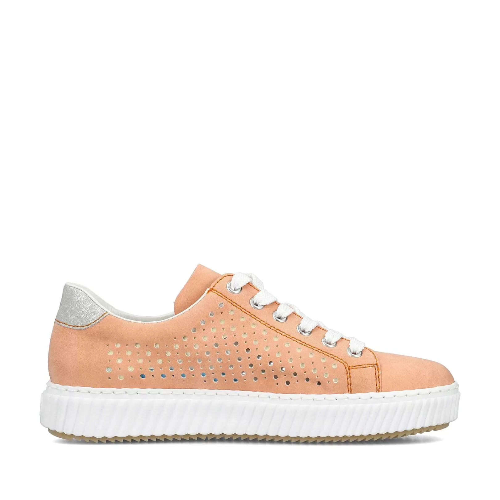 Fashion Women'S Sneaker Low Pastel Orange Ladies Colorful Styles