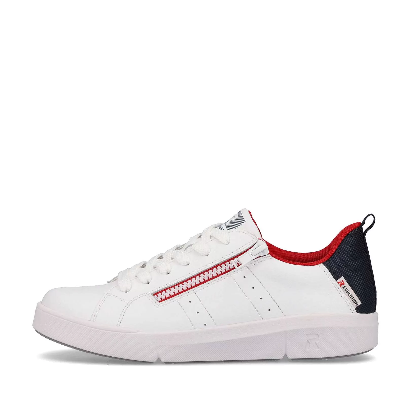 Online Women'S Sneaker Low Snow-White True-Red Ladies Sneakers