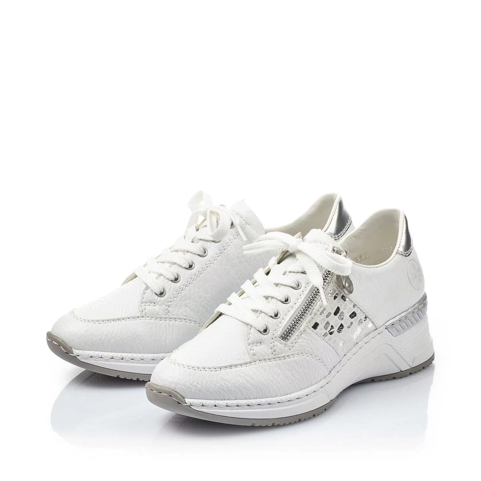 Clearance Women'S Sneaker Low Swan White Ladies Sneakers