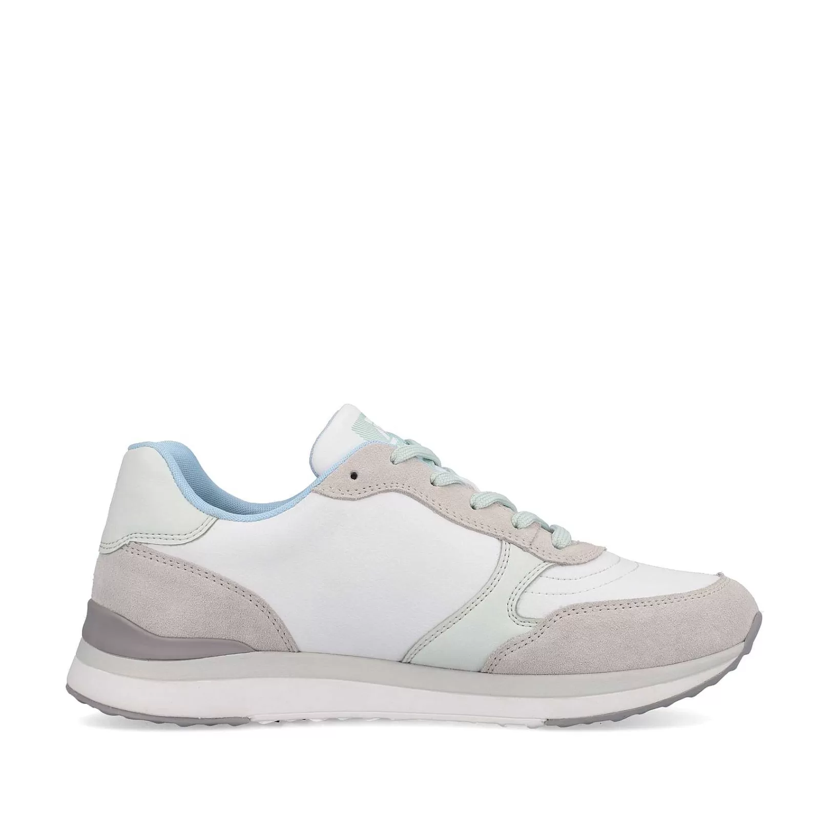 Best Women'S Sneaker Low Swan-White Clay-Beige Ice-Blue Ladies Sneakers