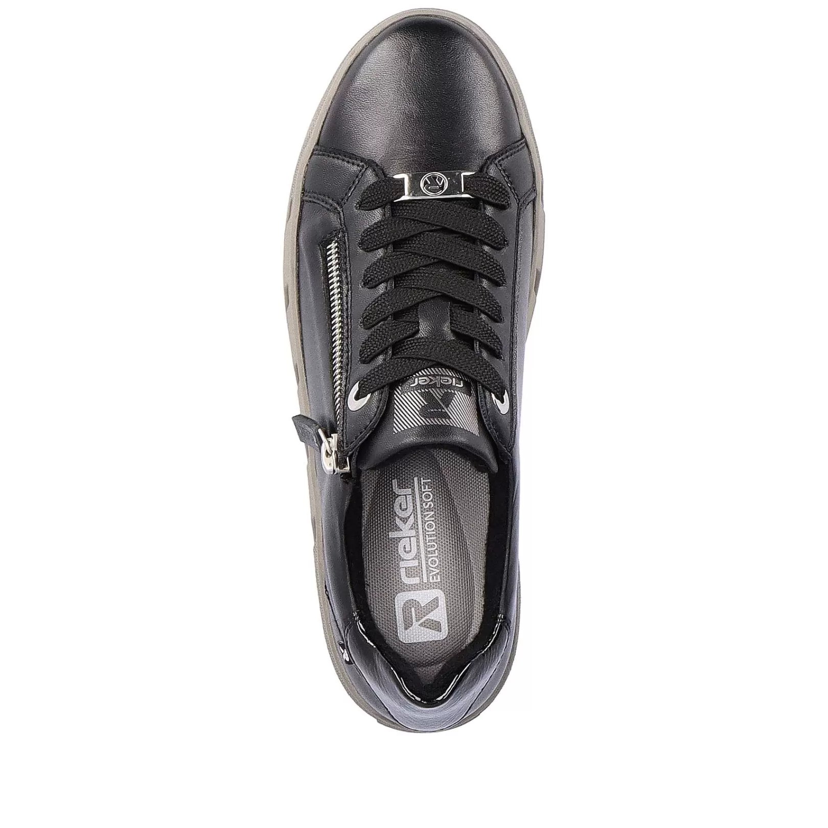 New Women'S Sneaker Low Urban Black Ladies Sneakers